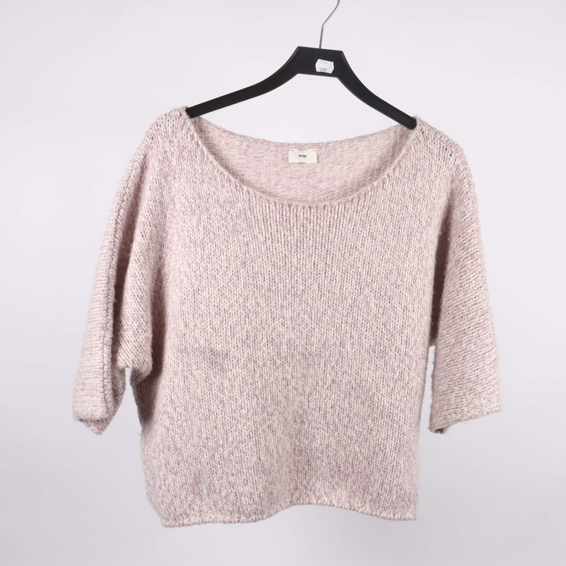 Tröja, An`ge, lila,vit, stl. M/L