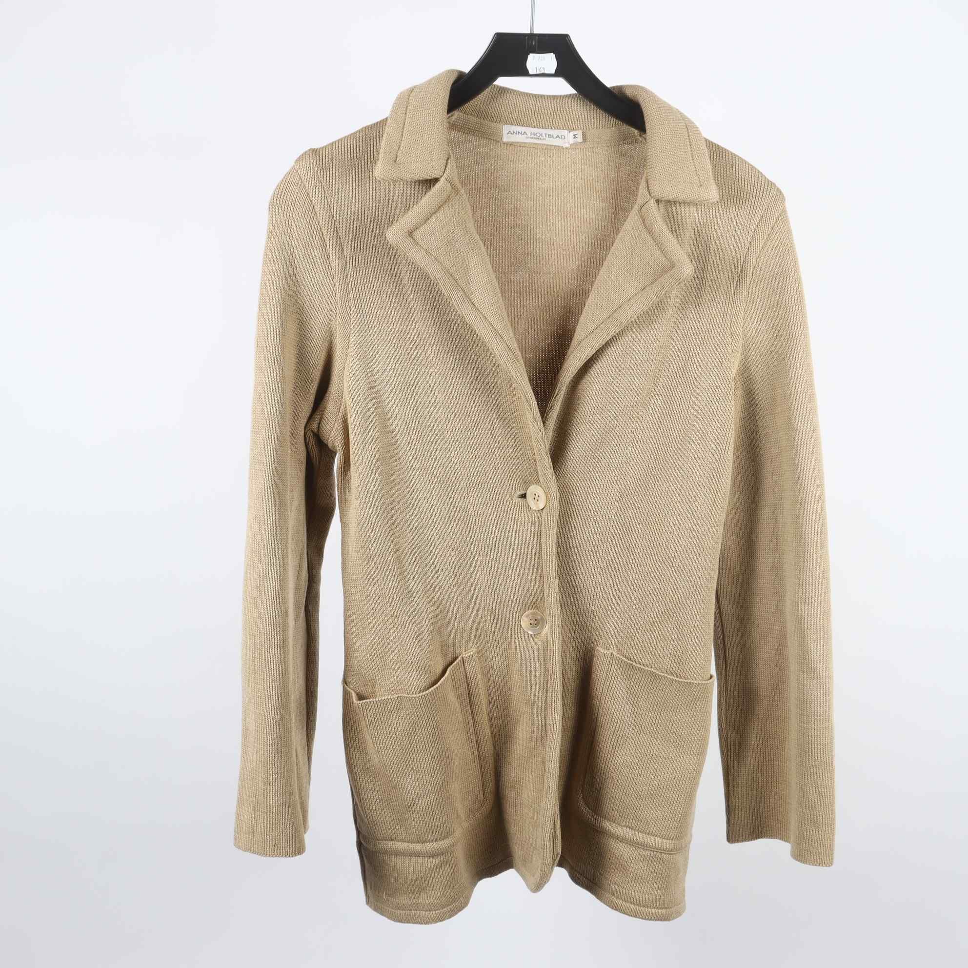 Kofta, Anna Holtblad, beige, stl. M