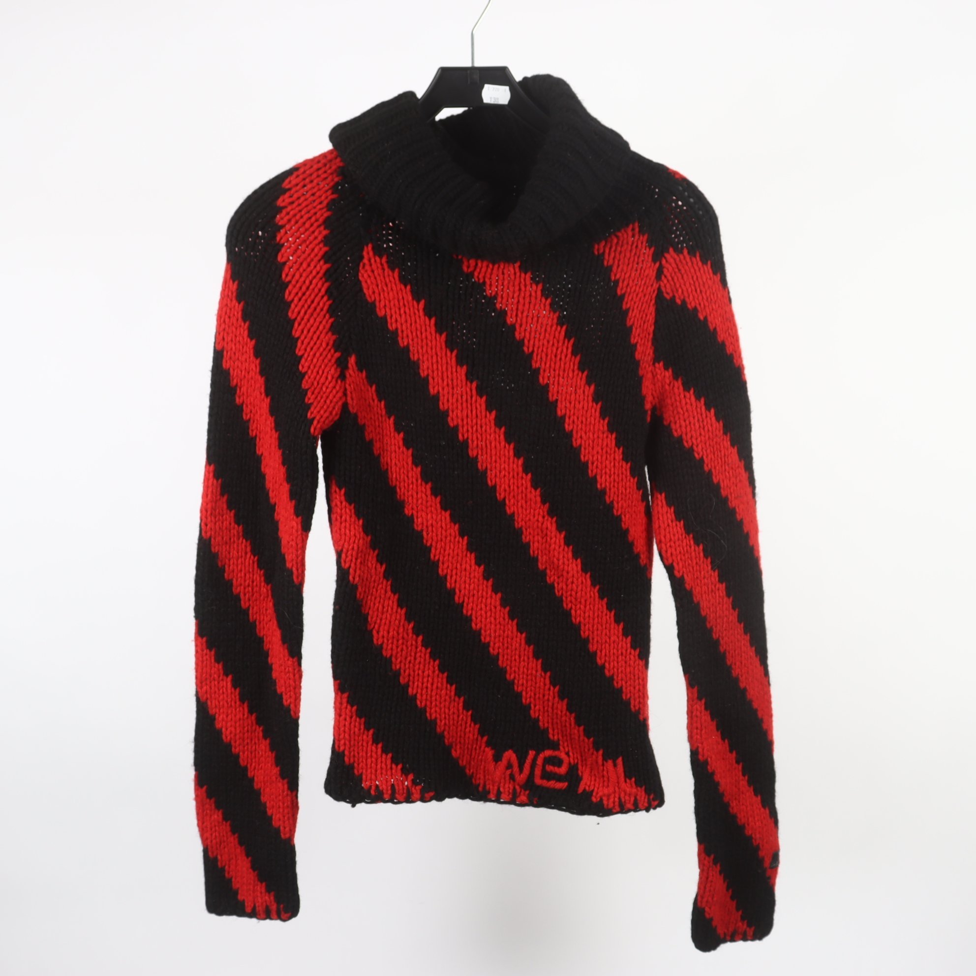 Tröja, We/JL, röd, svart, stl. S