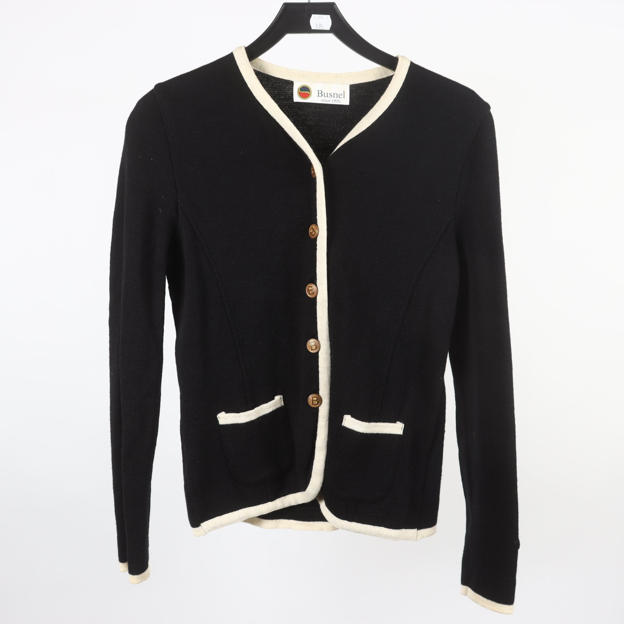 Kofta, Busnel, svart, stl. 40