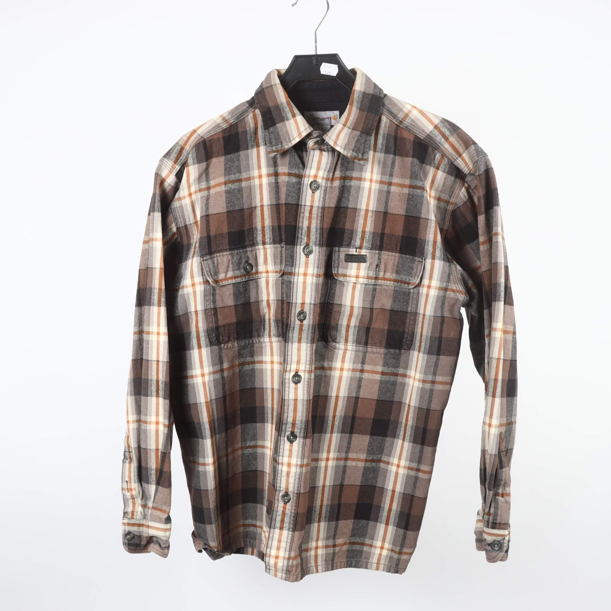 Skjorta, Carhartt, brun, rutig, stl. L