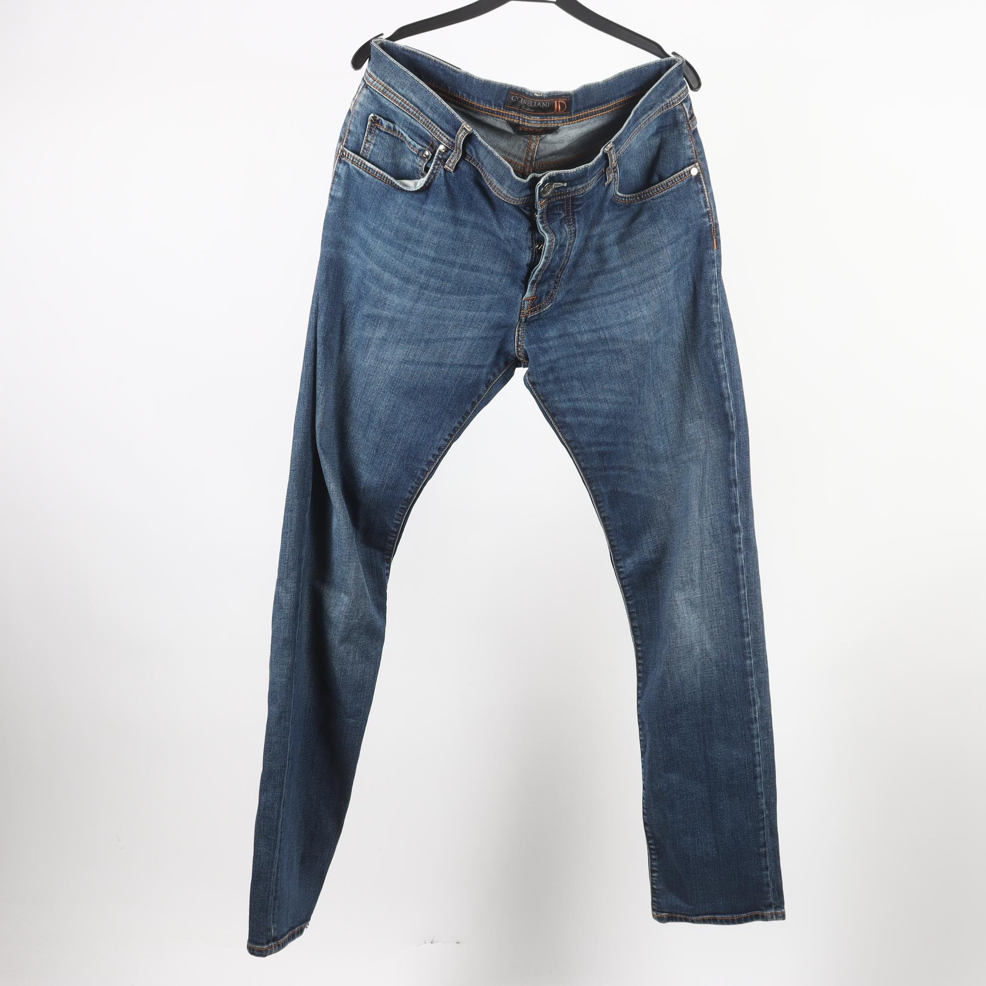 Jeans, Corneliani, blå, stl. W36