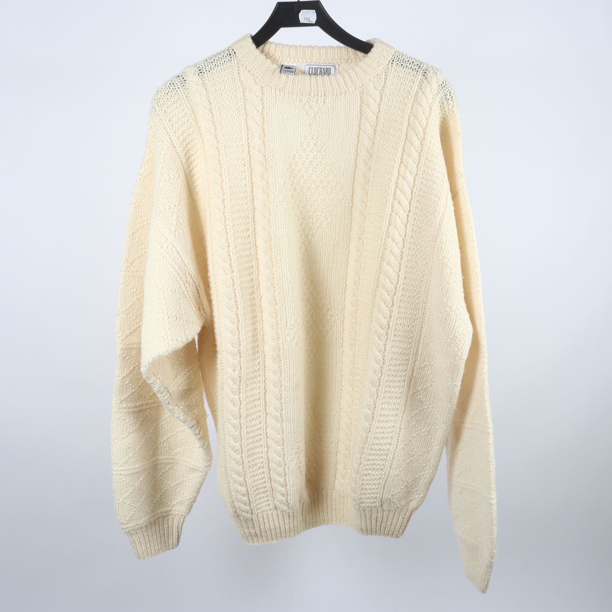 Tröja, Clochard By Klangenberg Stockholm, offwhite, stl. XL