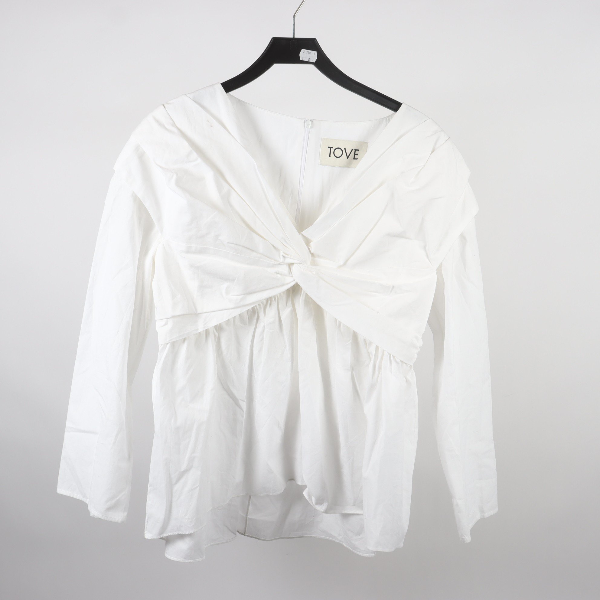 Blus, TOVE, vit, stl. 42