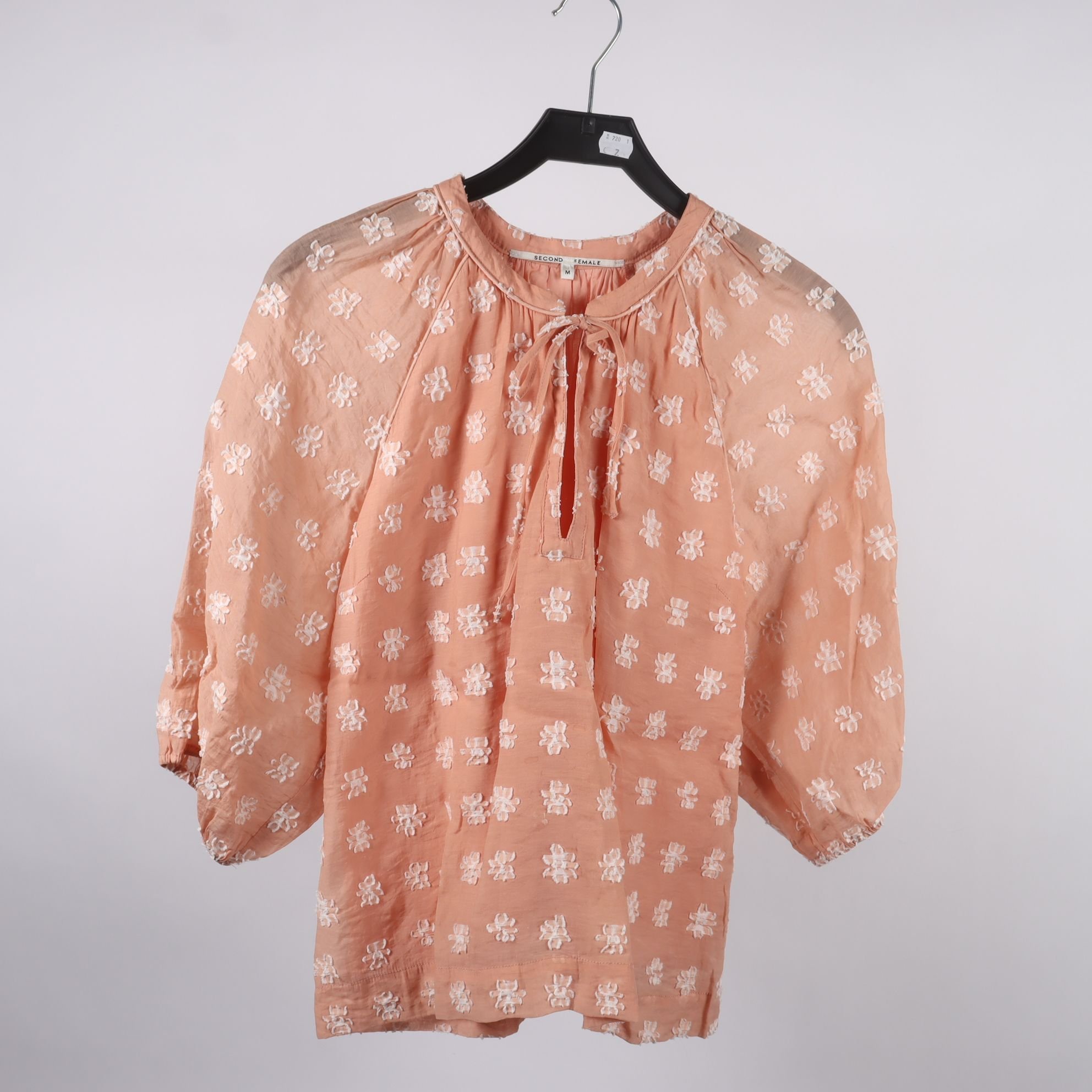 Blus, Second Female, aprikos, stl. M