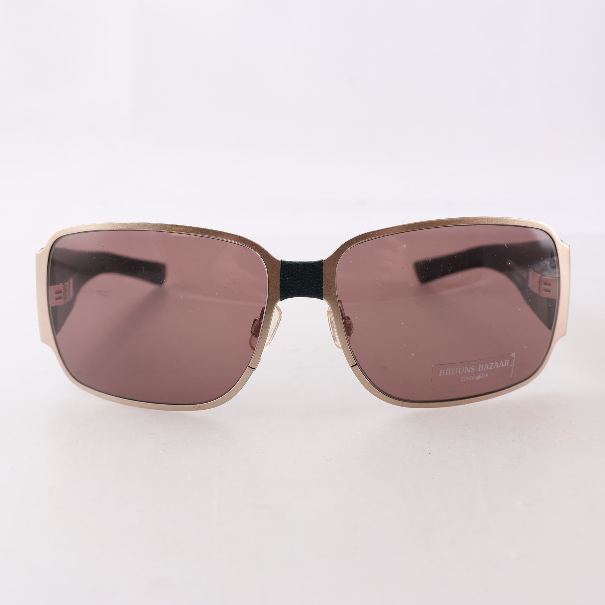 Solglasögon, metall, Bruuns Bazaar Copenhagen, gröna