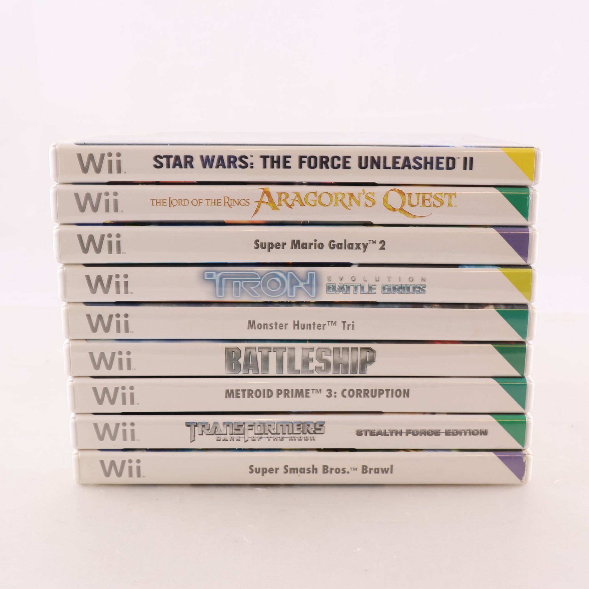 Spel, Nintendo Wii, 9 st, blandade titlar.