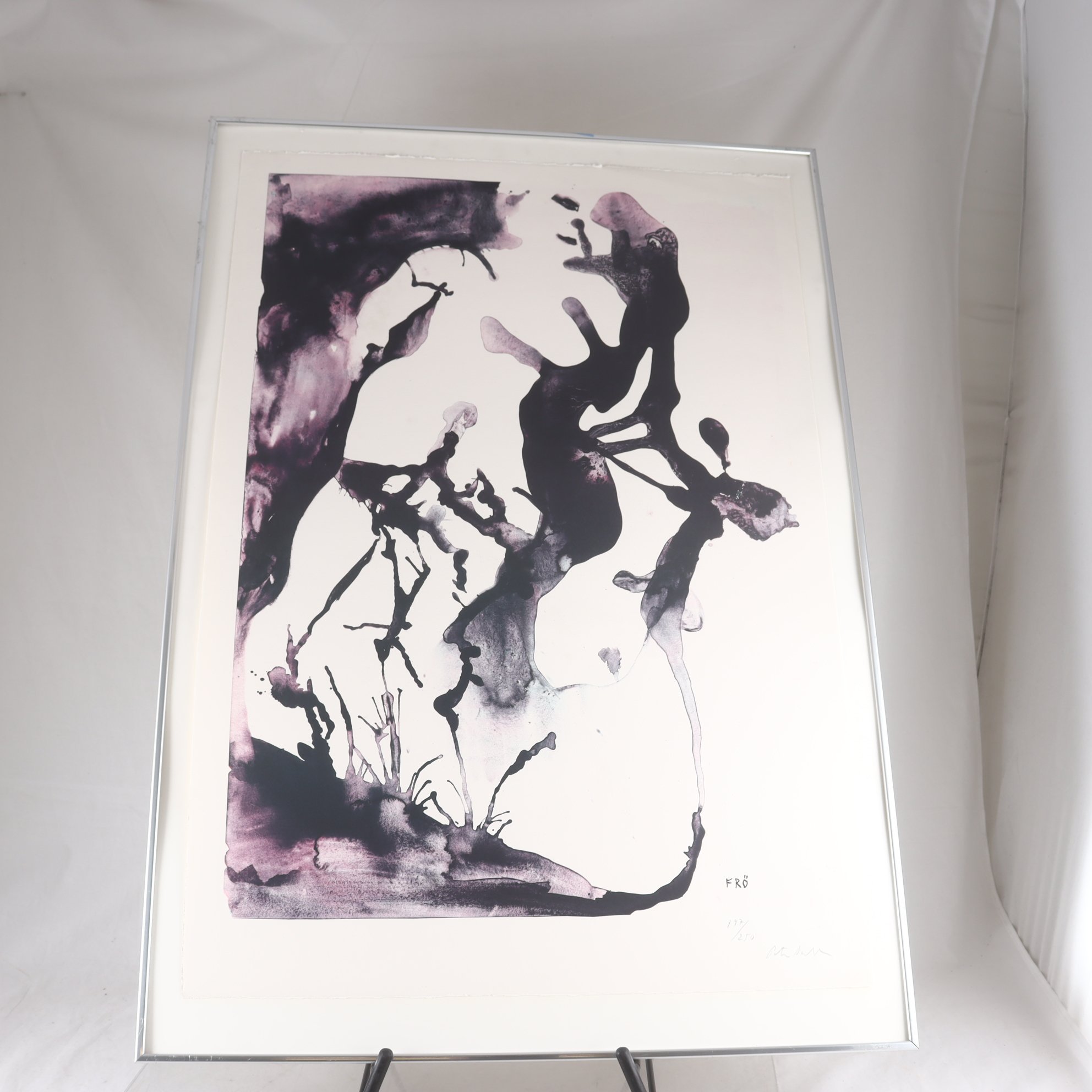 Färglitografi, Frö, Peter Dahl, (1934-2019), sign. 197/250. Endast avhämtning.