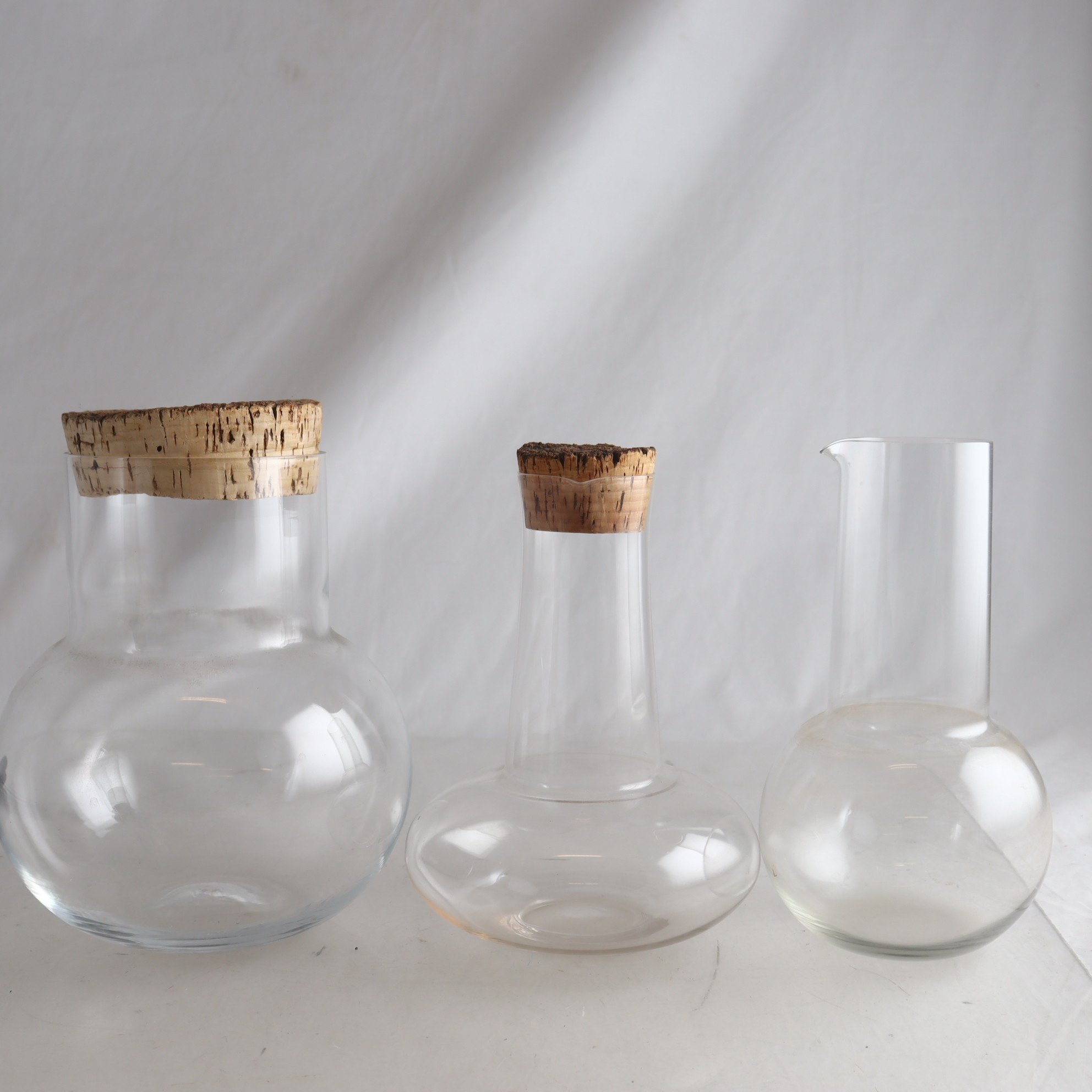 Karaffer, burk, Kaj Franck, Nuutajärvi, Notsjö. Endast avhämtning.