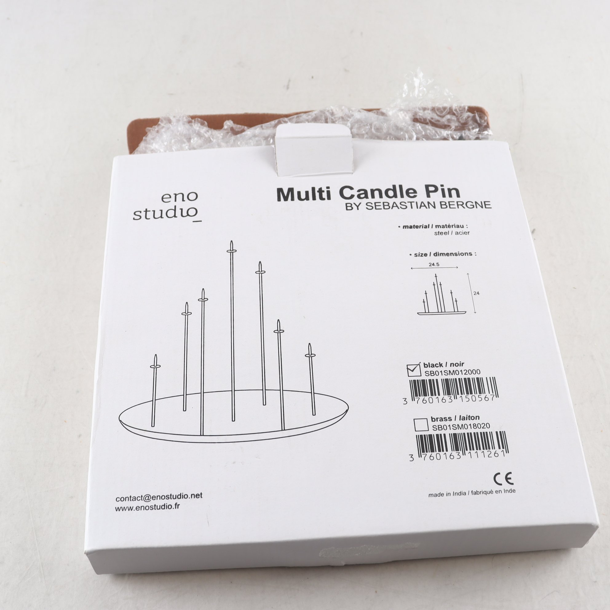 Ljusstake, Sebastian Bergne, Eno studio