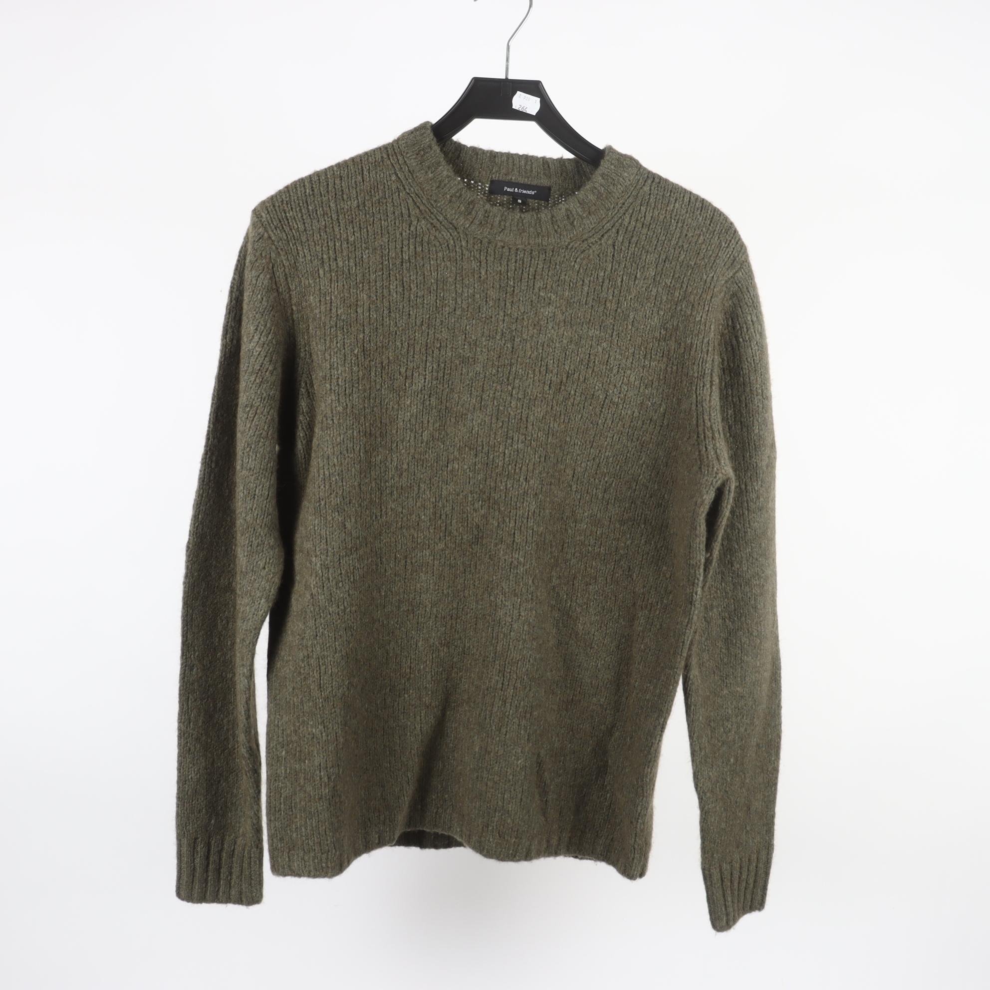 Tröja, Paul & Friend, grön, stl. S