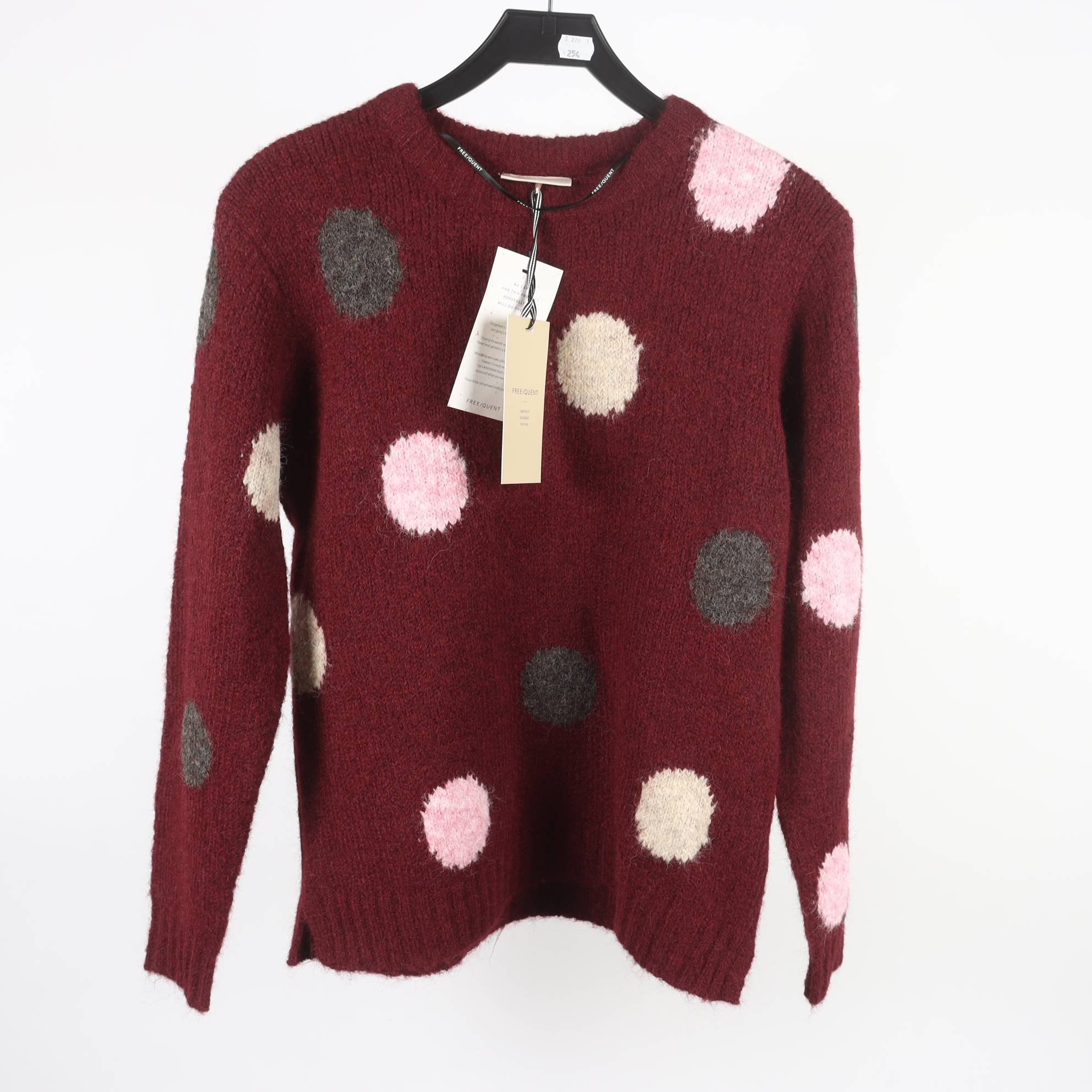 Tröja, Free/Quent, vinröd, stl. S