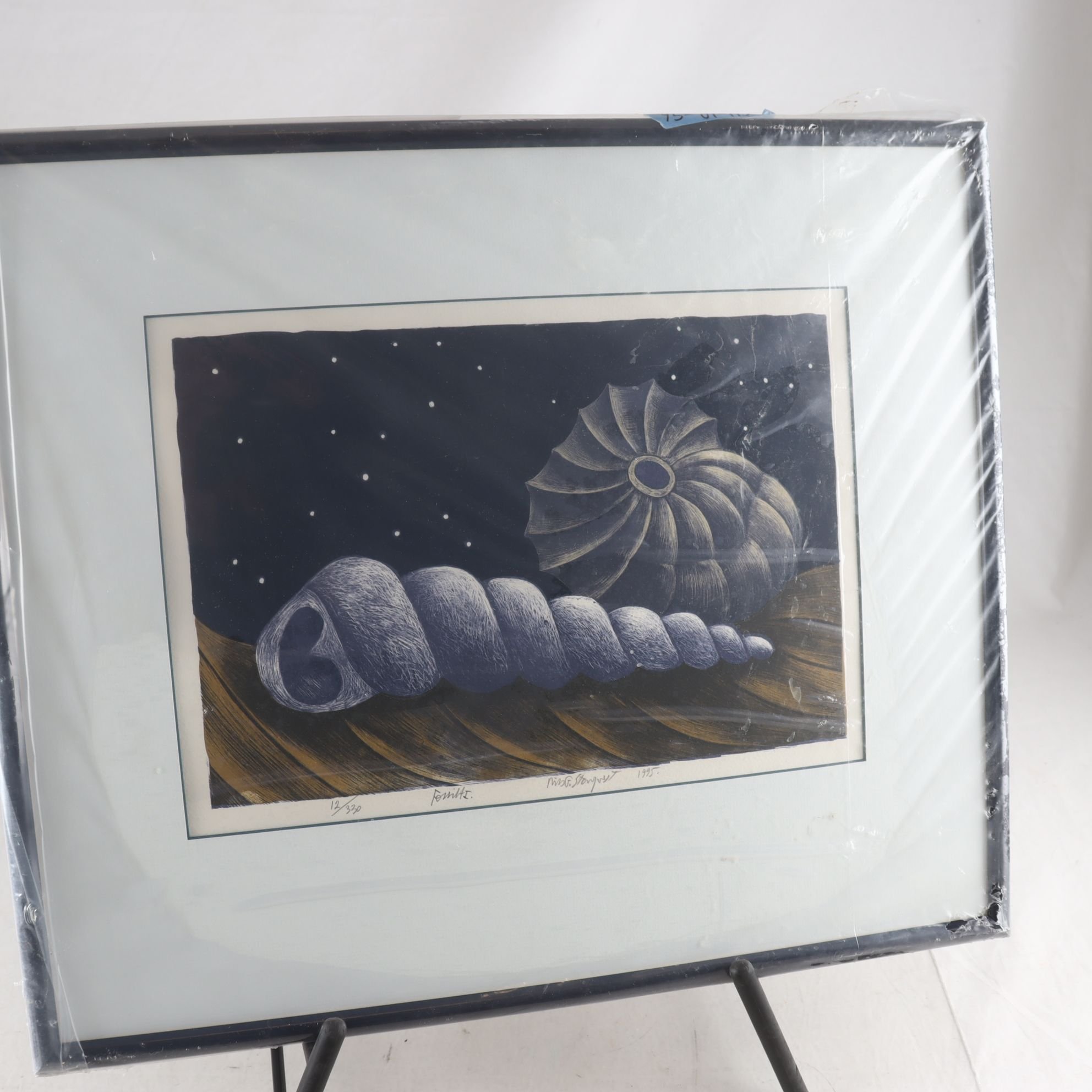 Färglitografi, Nils G. Stenqvist, 81934-2005), sign. 12/320. Endast avhämtning.