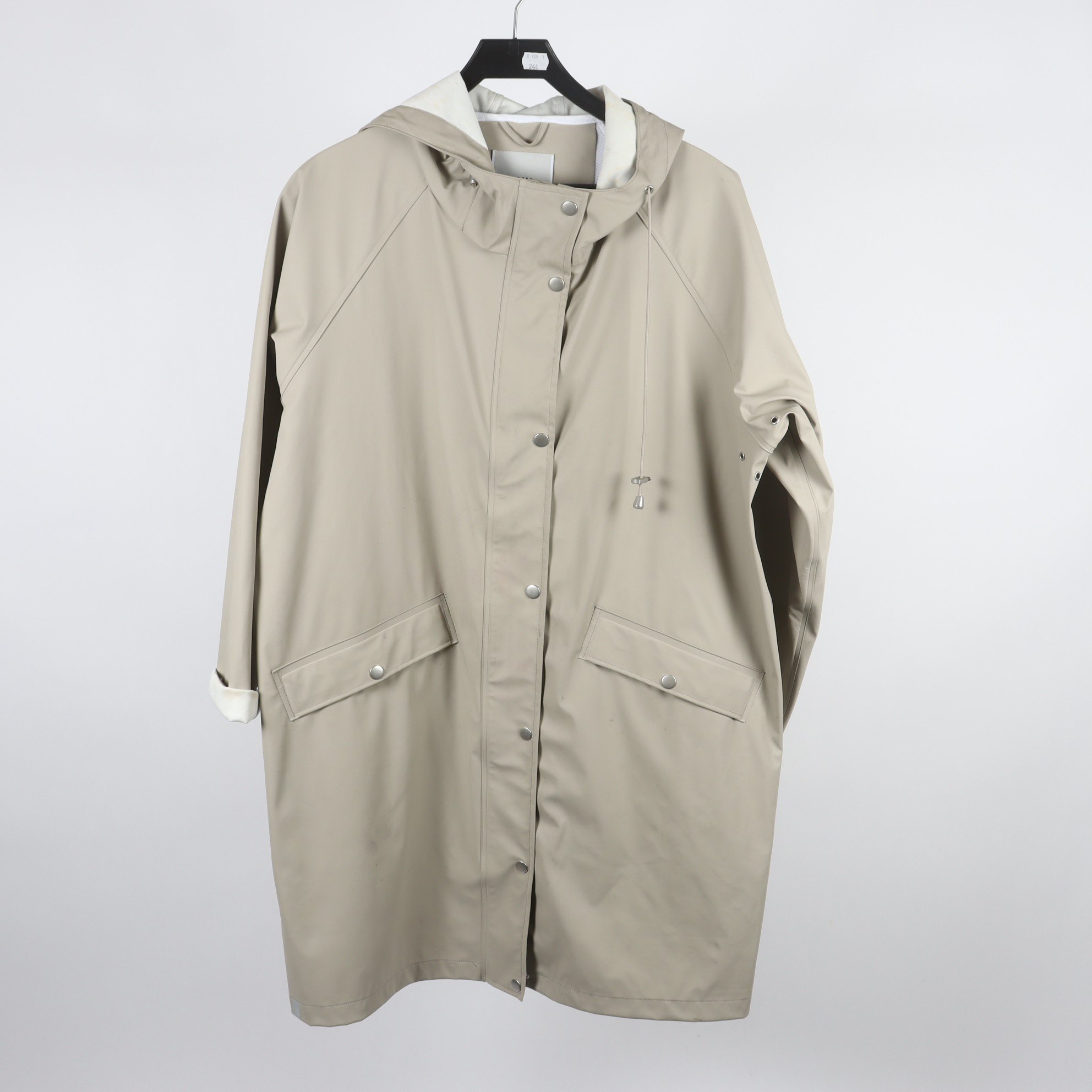 Regnkappa, Ichi, gråbeige, stl. XL