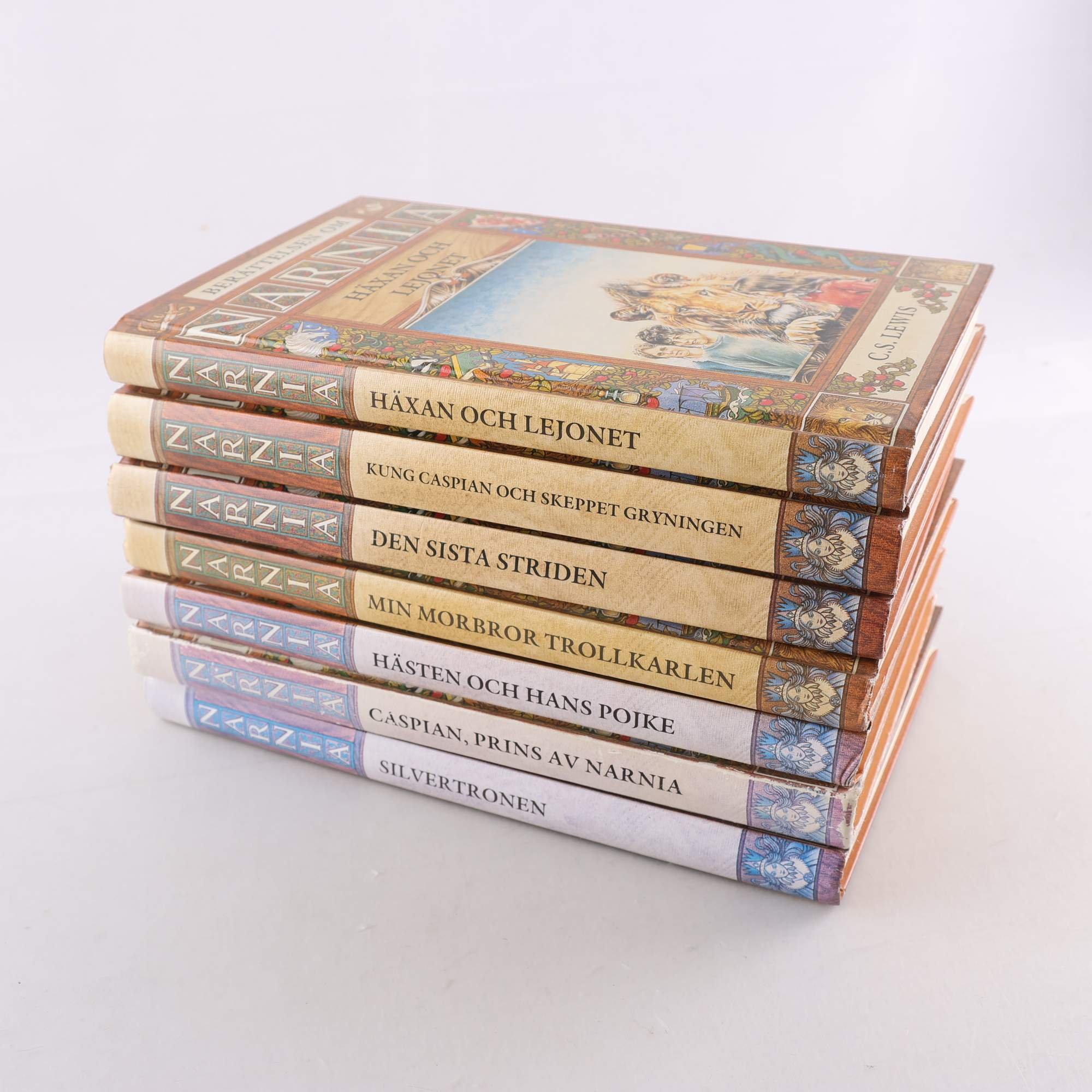C.S. Lewis, Berättelsen om Narnia, komplett serie med 7 vol.