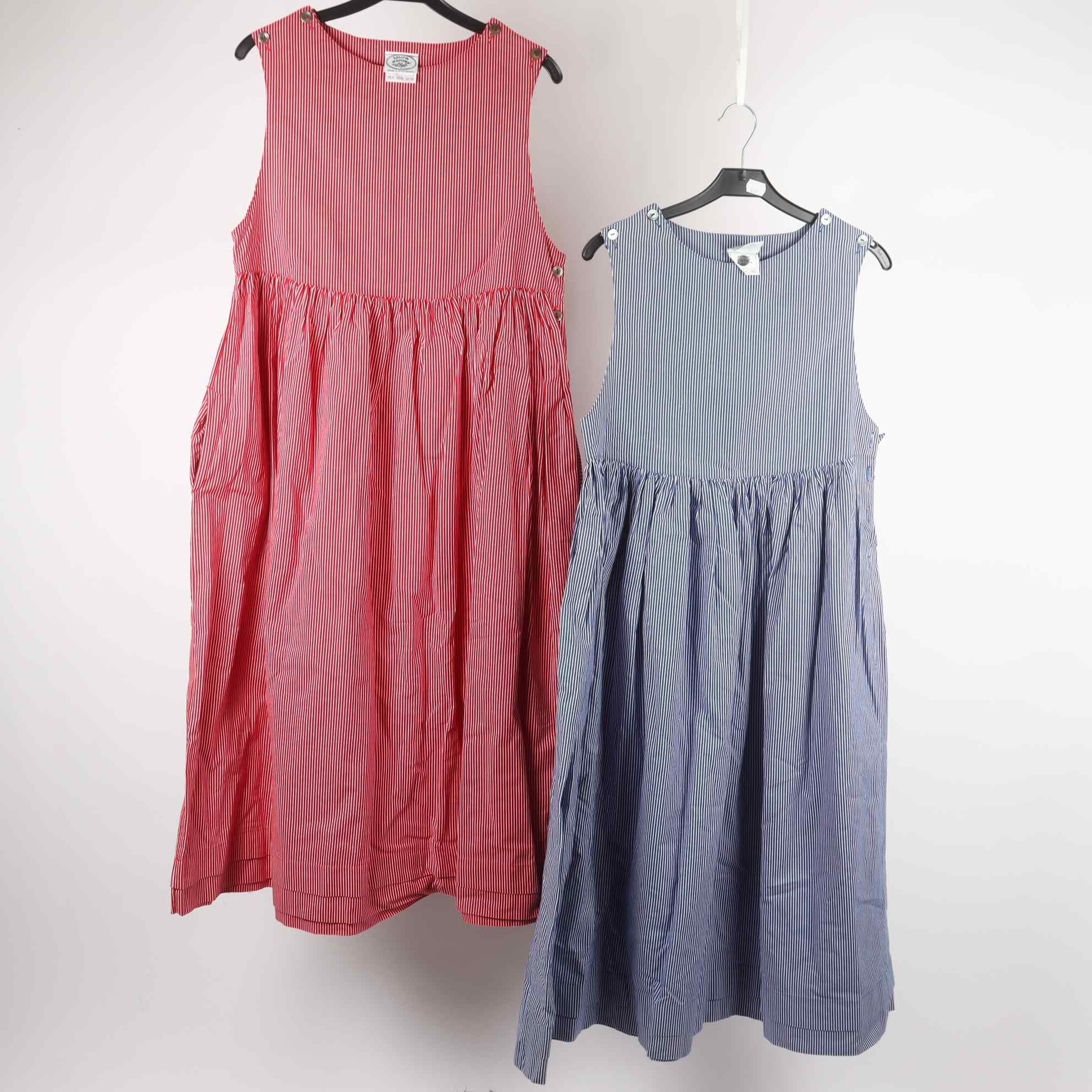 klänning 2-pack, Laura Ashley, blå, röd, stl. 38