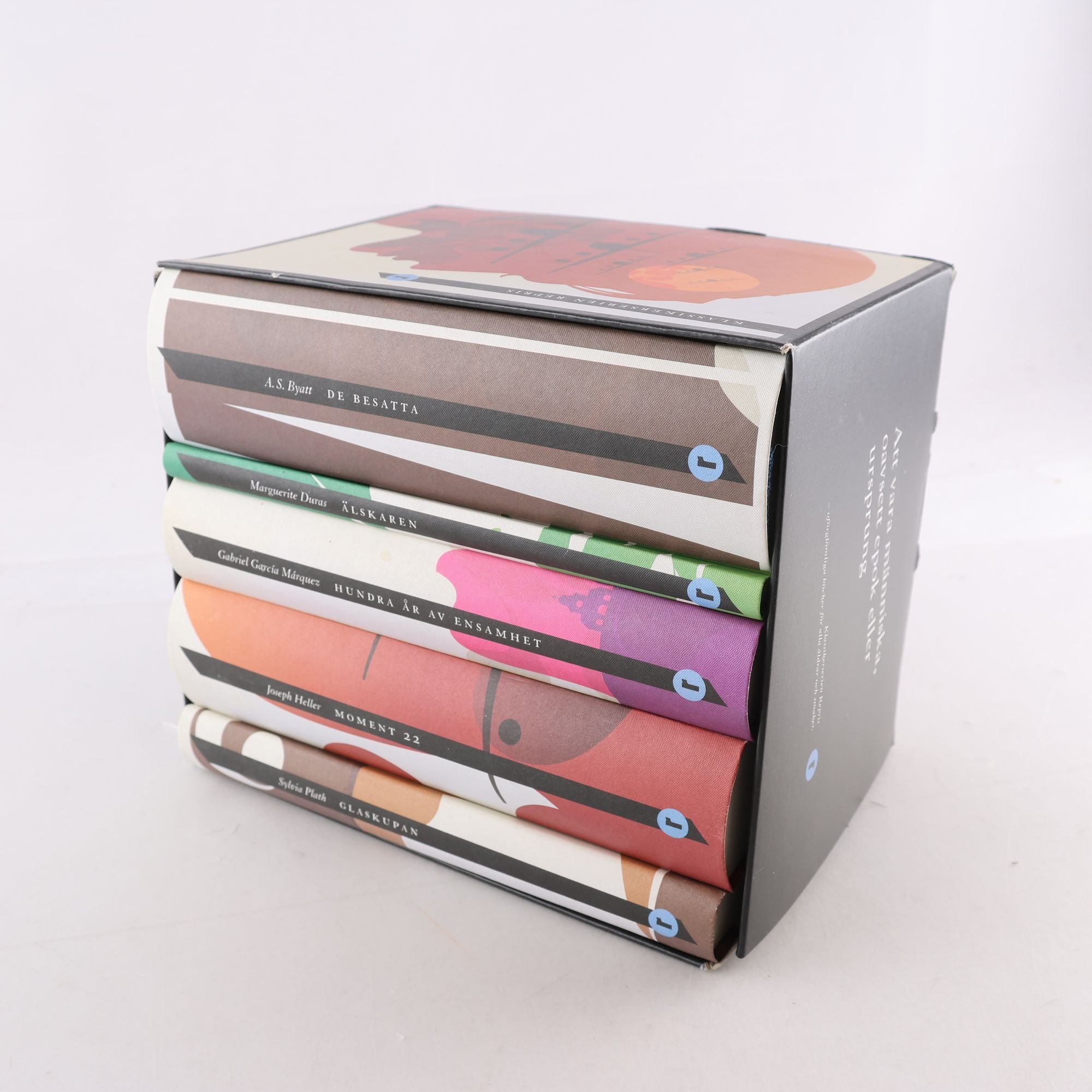 Klassikerserien Repris, box med 5 volymer: Duras, Heller, Plath m.m.