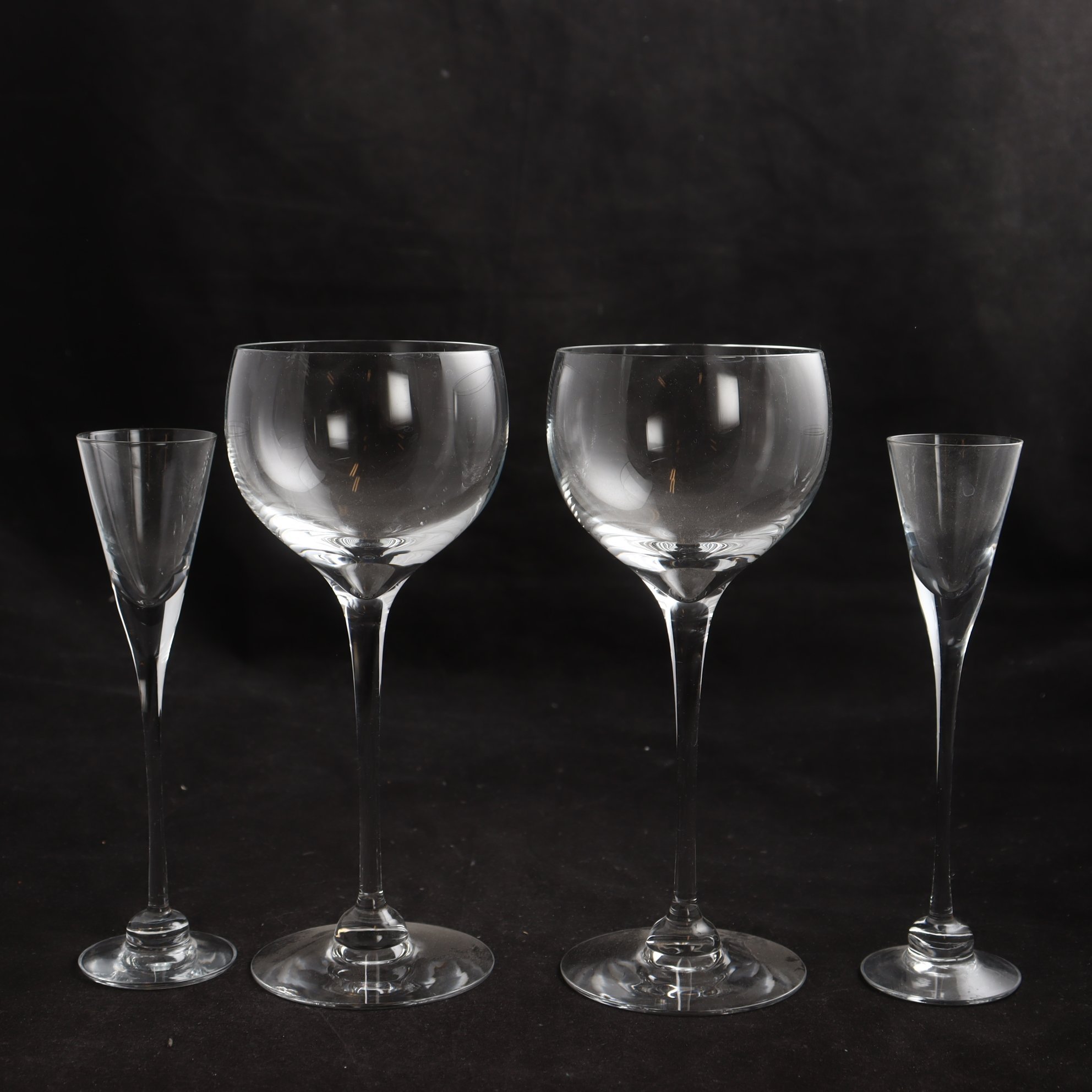 Vinglas, snapsglas, Aurora, Heikki Orvola, Iittala.