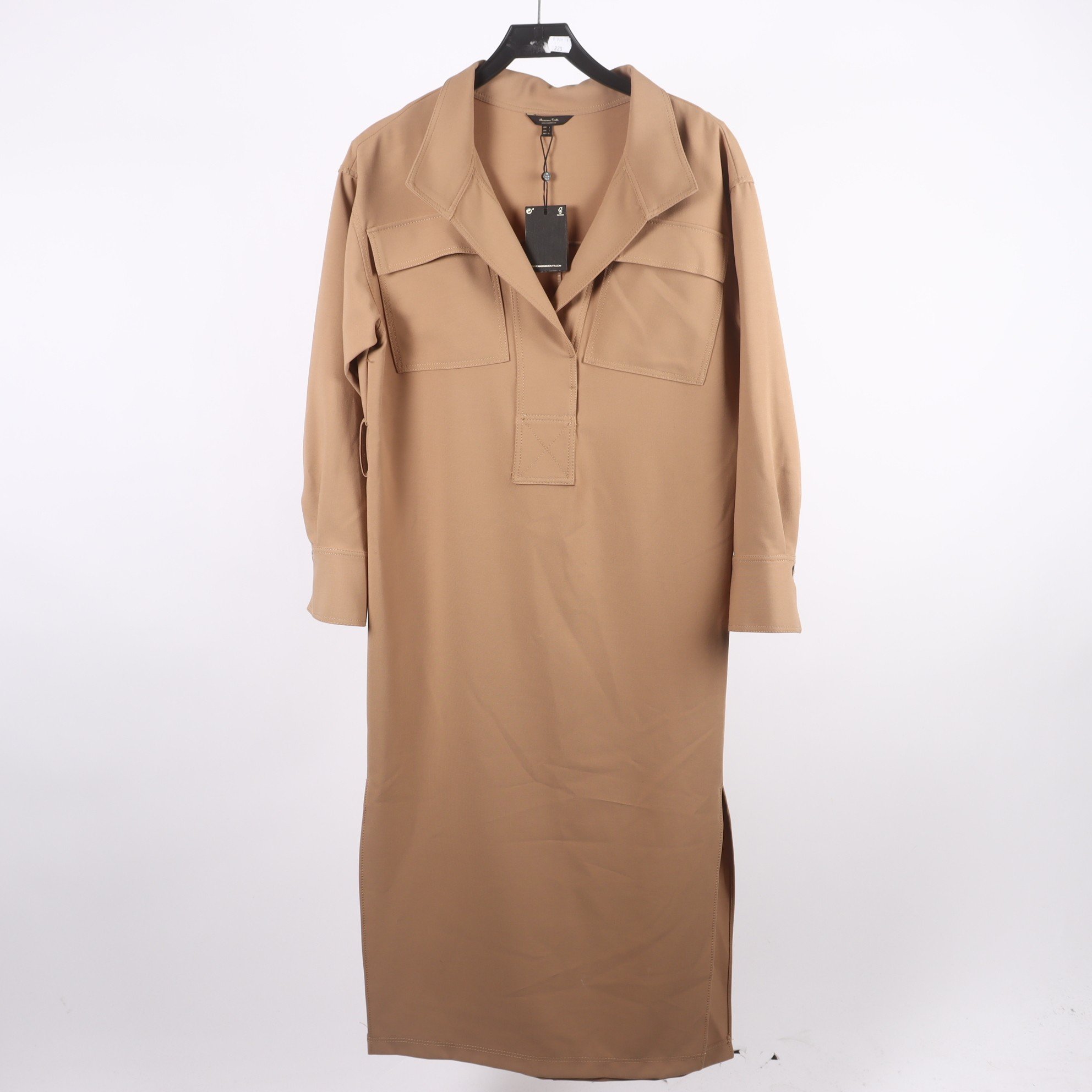 Klänning, Massimo Dutti, brun, stl. S