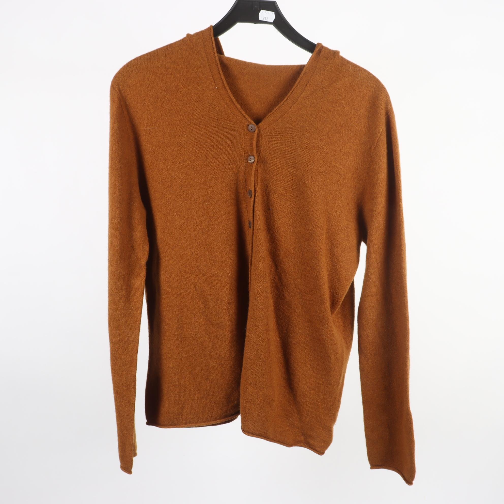 Kofta, Okänd, brun, stl. 2XL