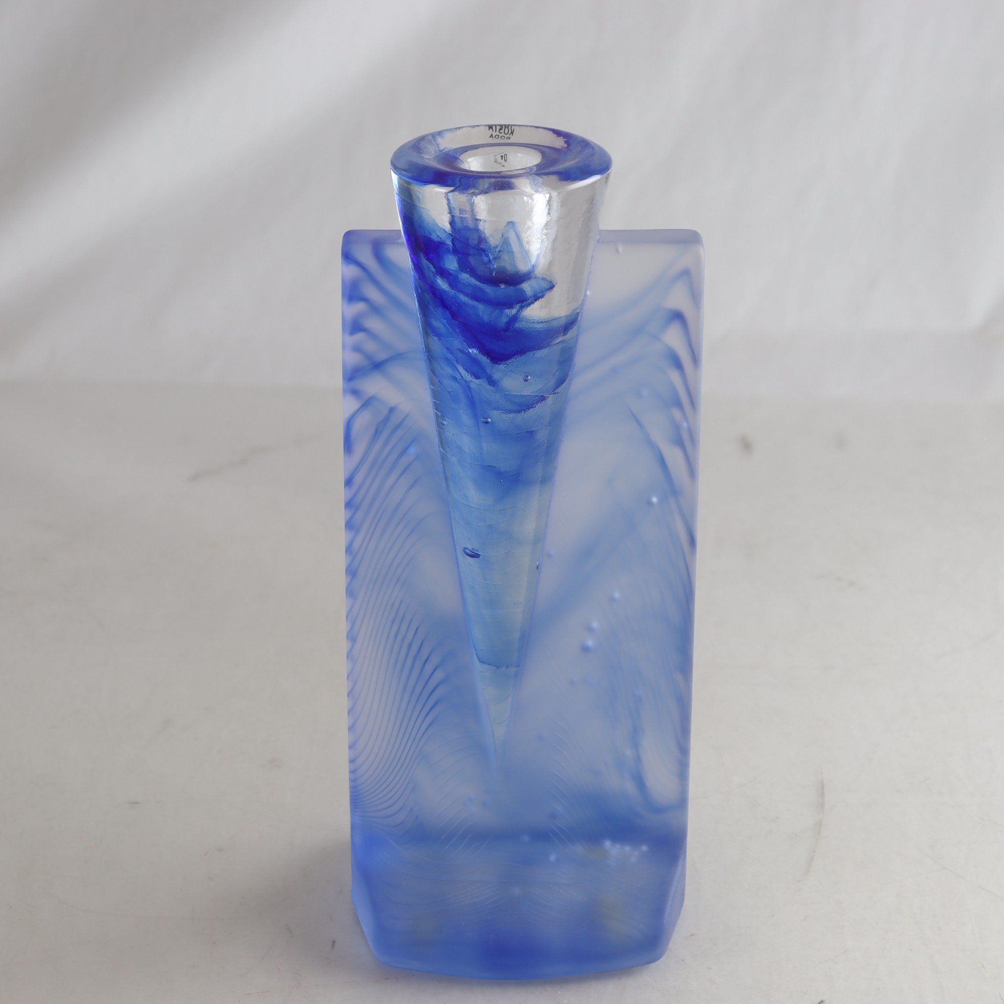 Ljusstake, Ice Age, Kjell Engman, Kosta Boda. Samfraktas ej.