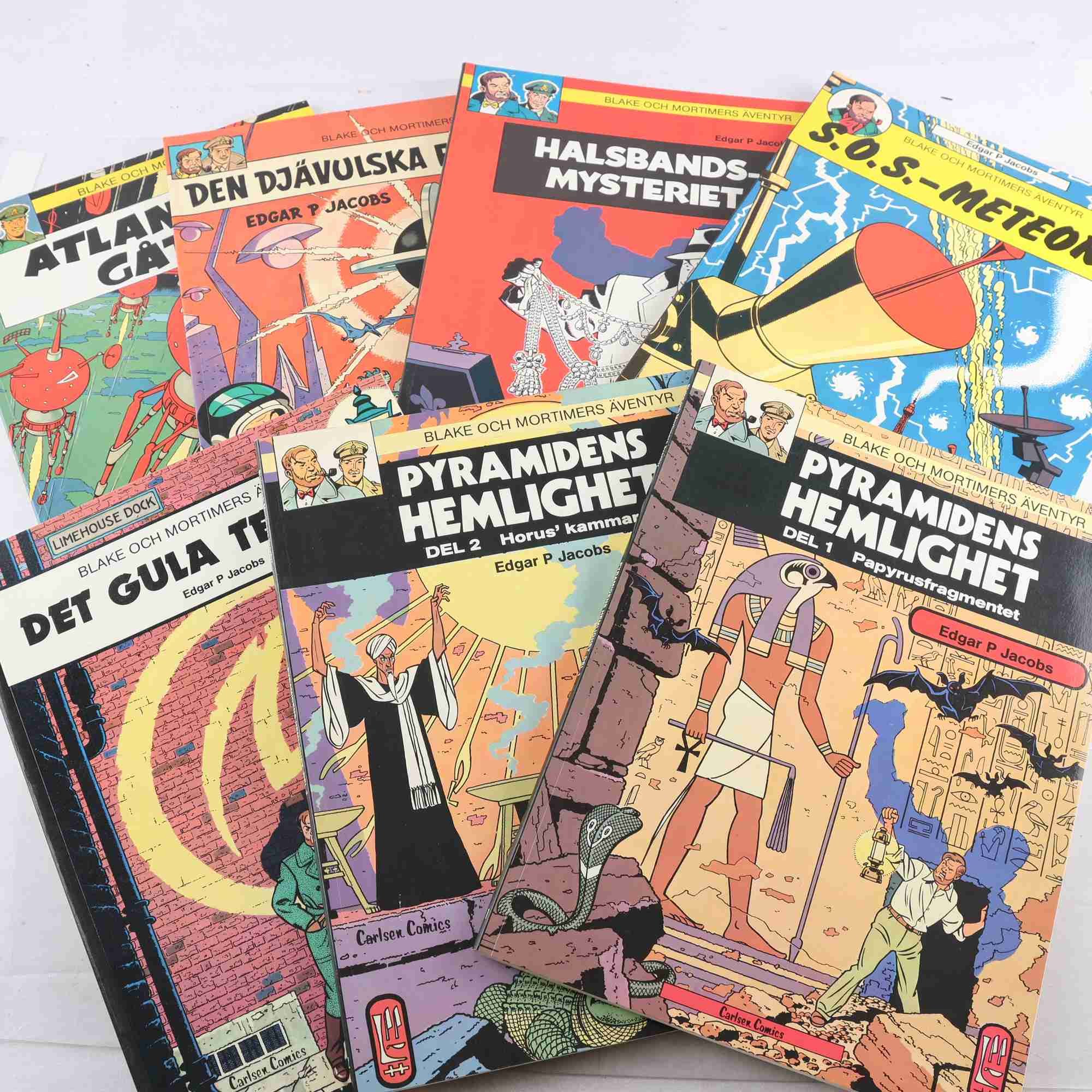 Blake och Mortimers äventyr, Del 1-7