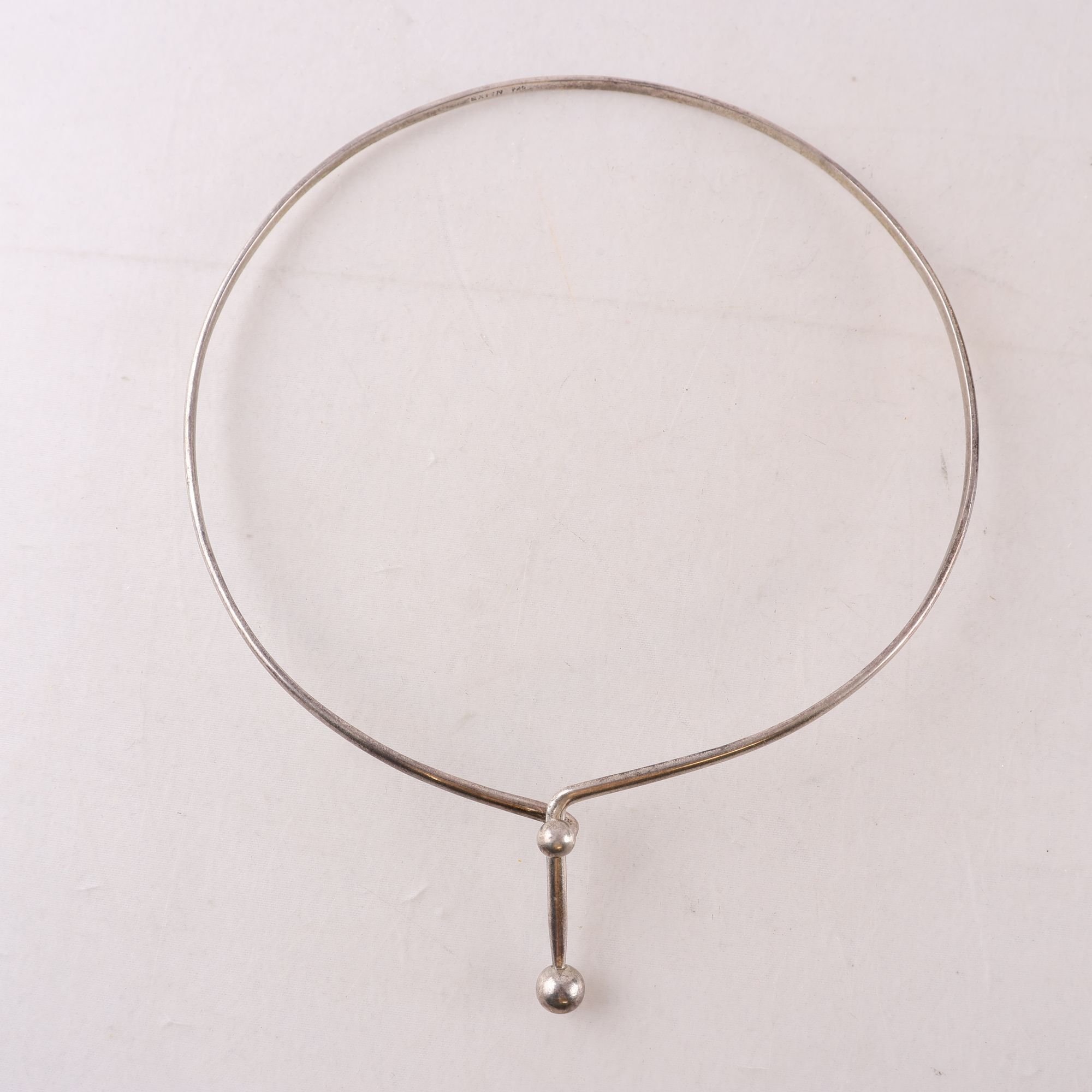 Halsring, Exign, Pär Norling, silver 925.