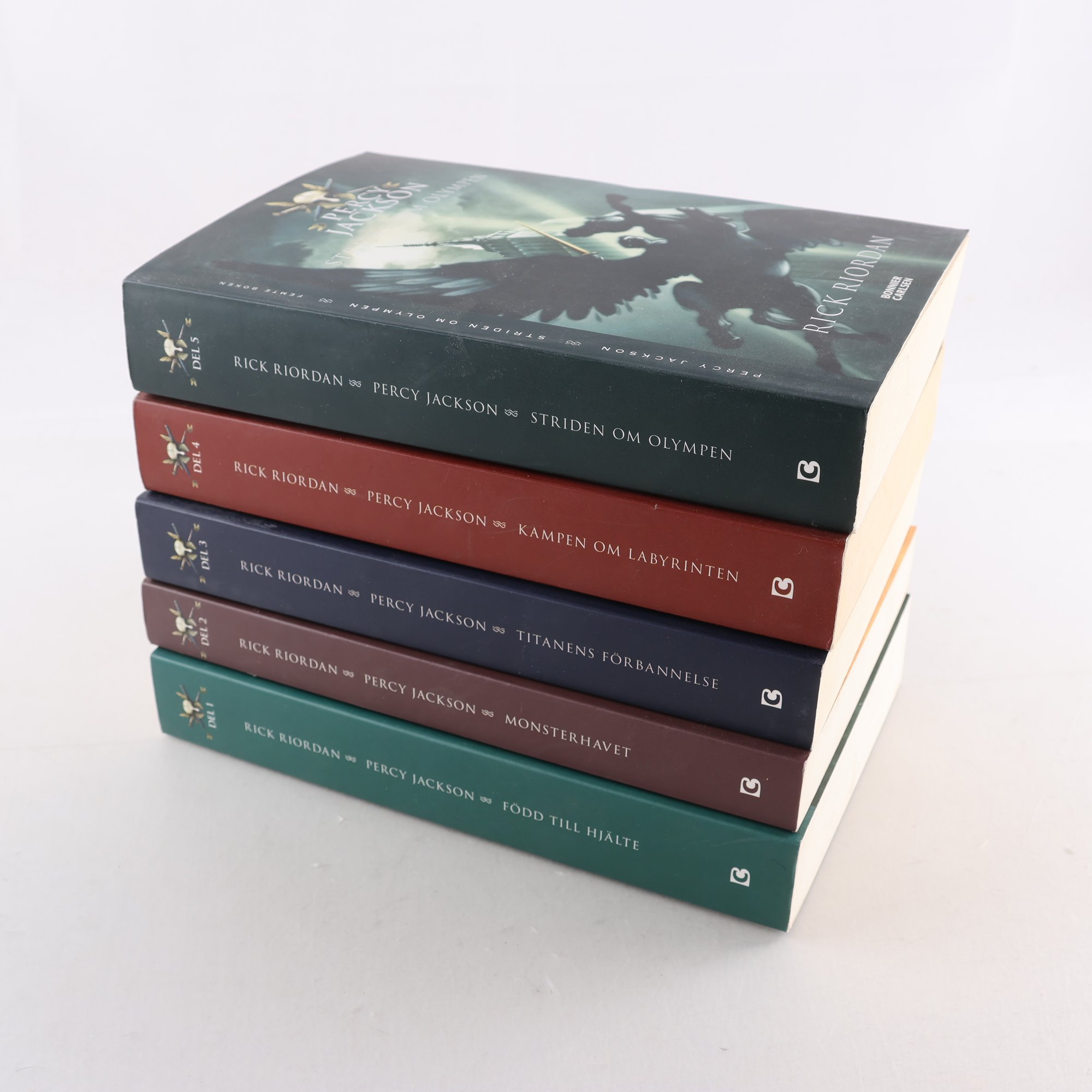 Rick Riordan, Percy Jackson, Del 1-5