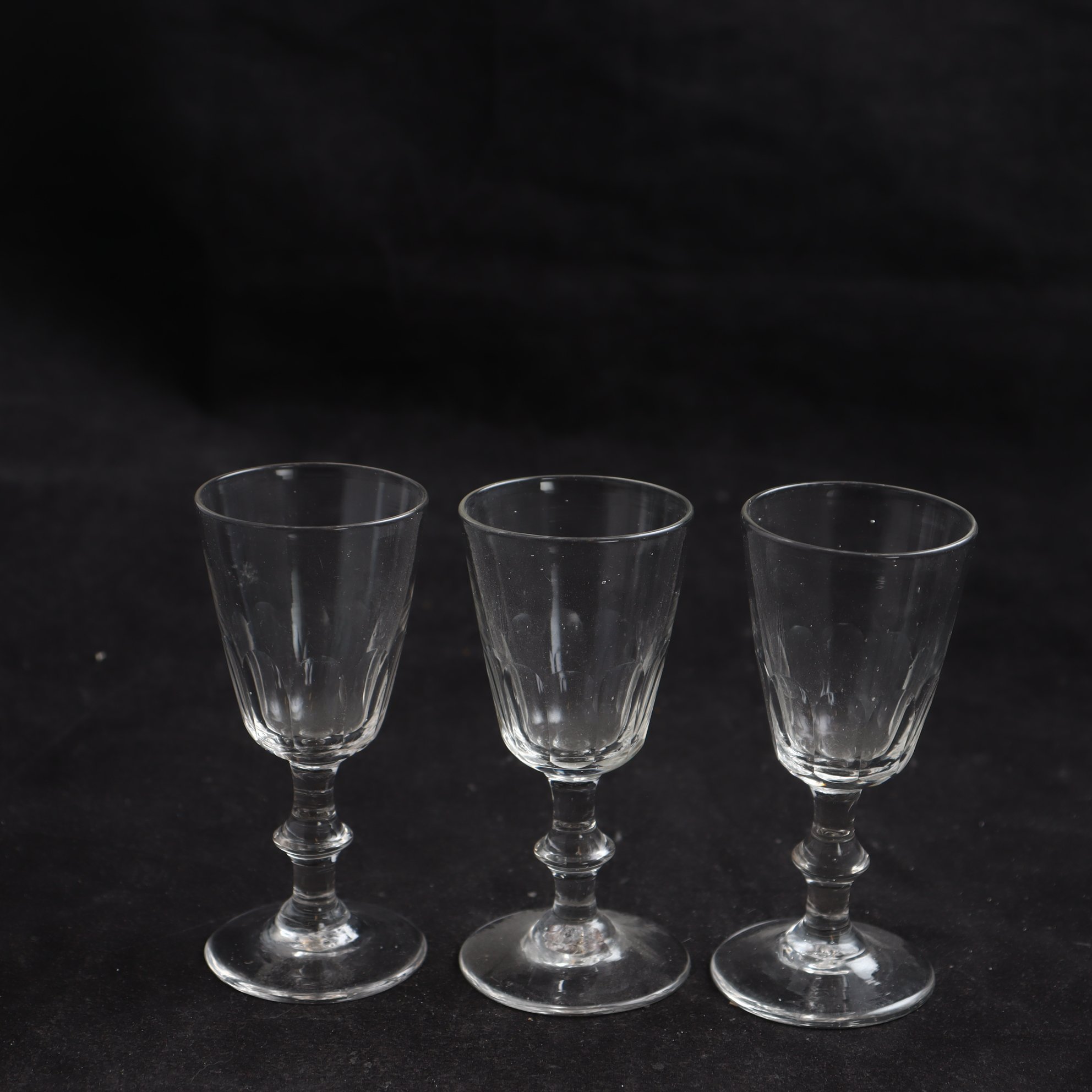 Snapsglas, Christian VIII, Holmegaard, Danmark