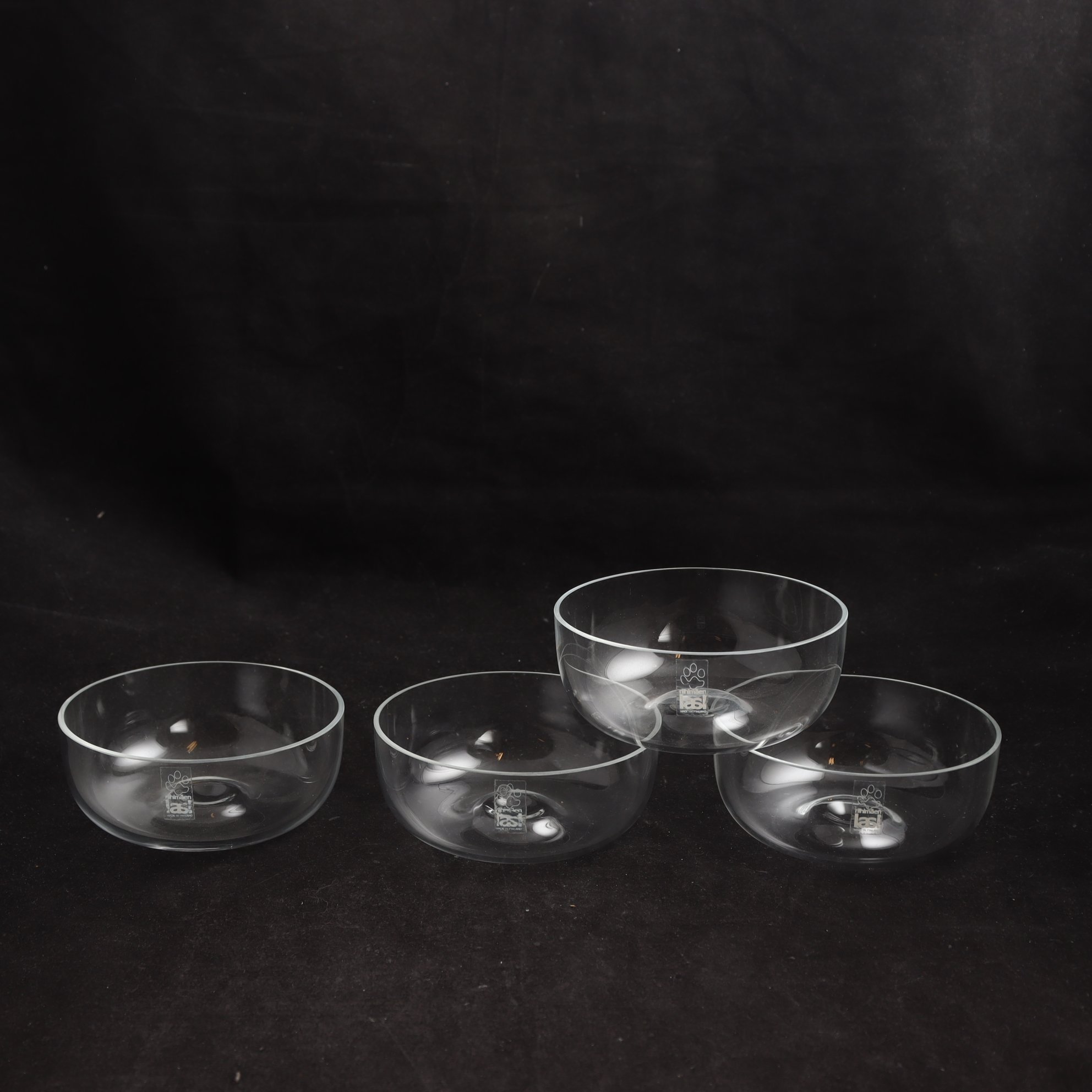 Dessertskålar, Kartano, Tapio Wirkkala, Iittala, 4 st. Samfraktas ej.