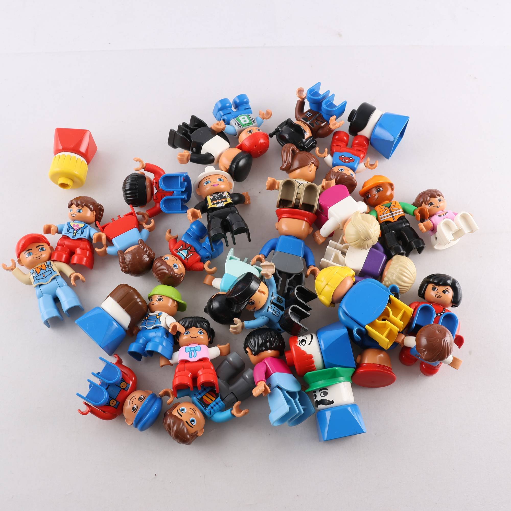 Lego, Duplo figurer, blandat.