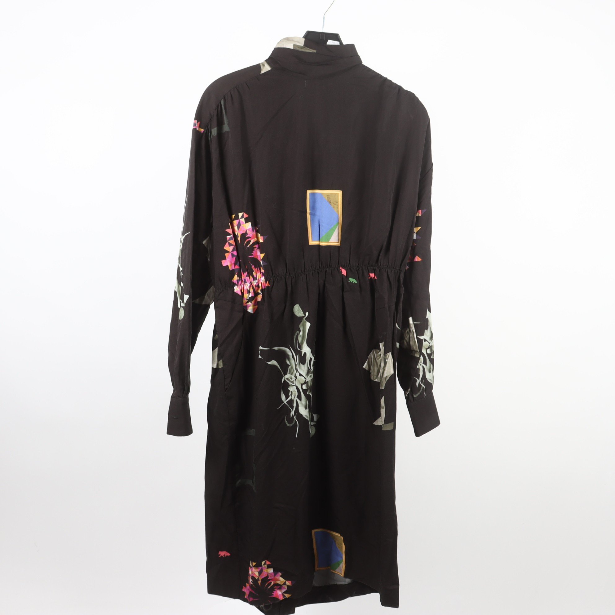 Klänning, Whyred, svart, mönstrad, stl. 42