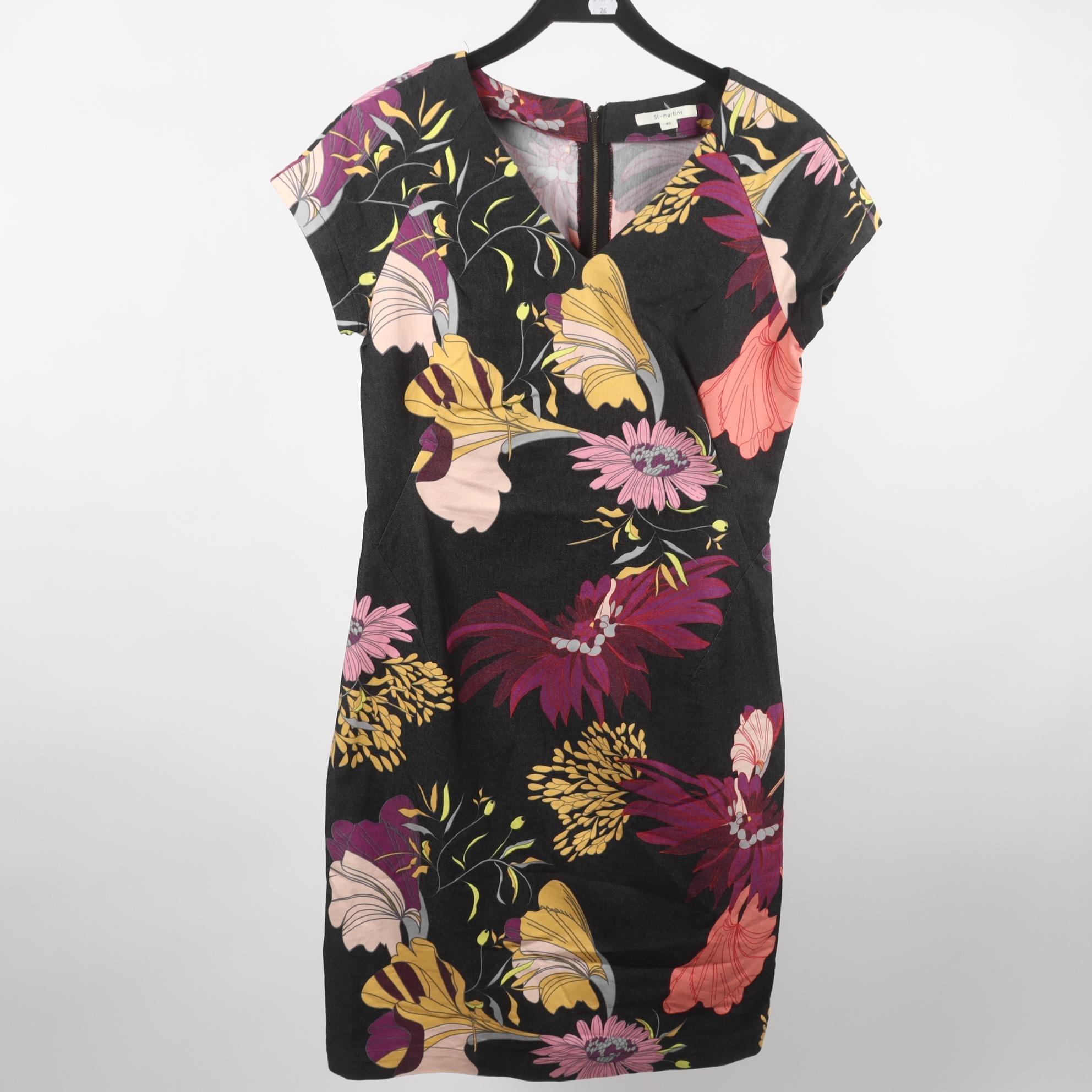 Klänning, St-martins, mönstrad, stl. 40