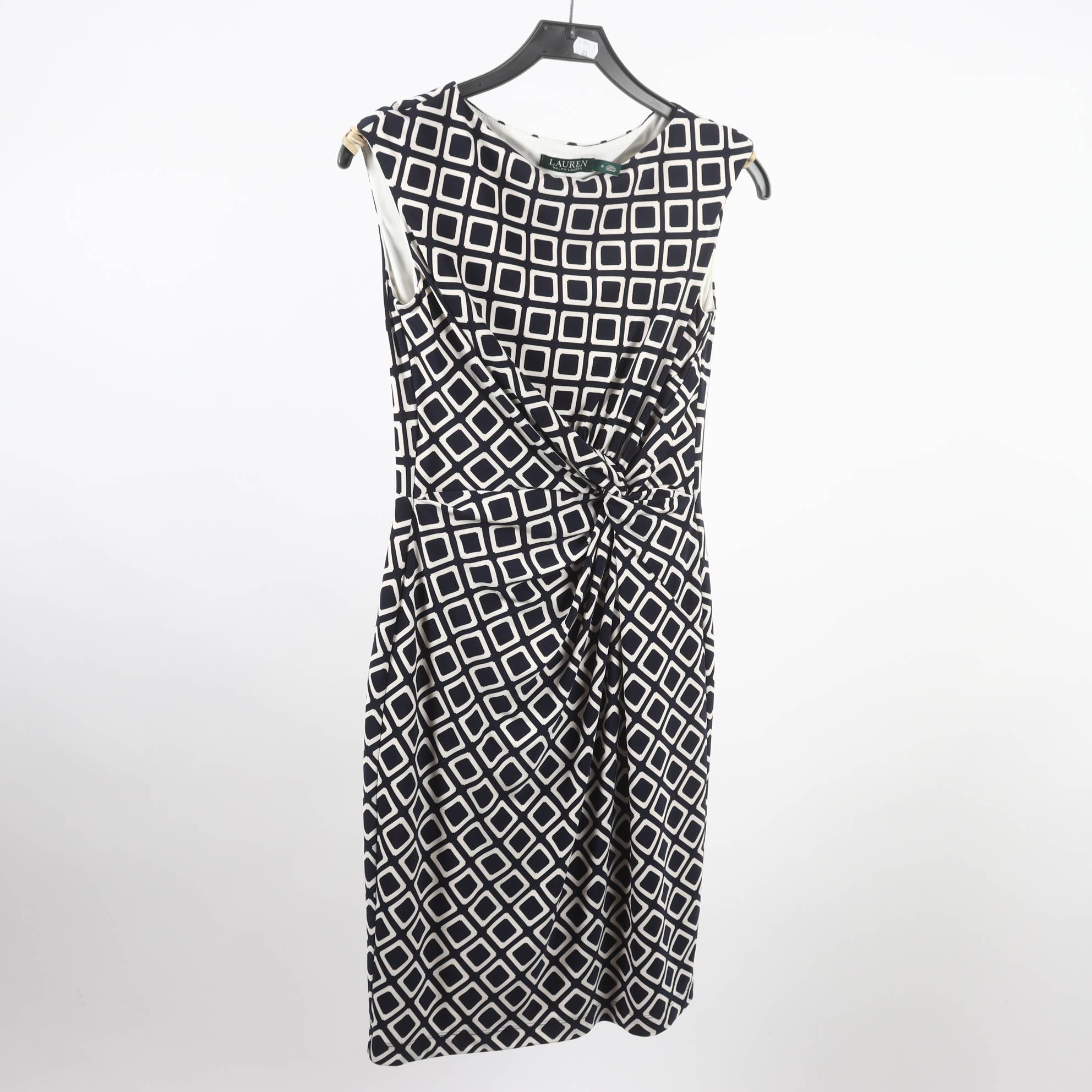 Klänning, Ralph Lauren, blå, vit, mönstrad, stl. 8 (M)