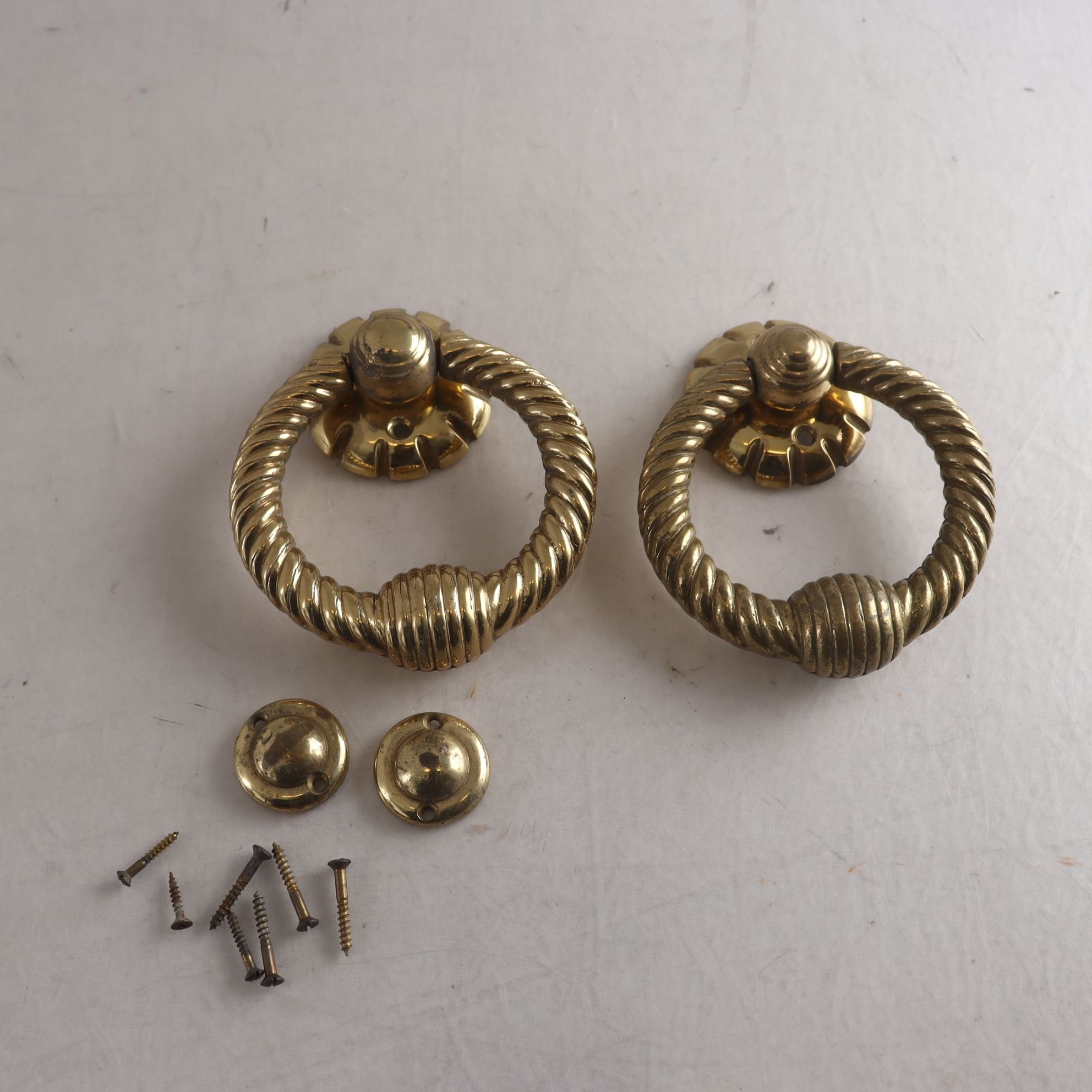 Portklapp, mässing, 2 st