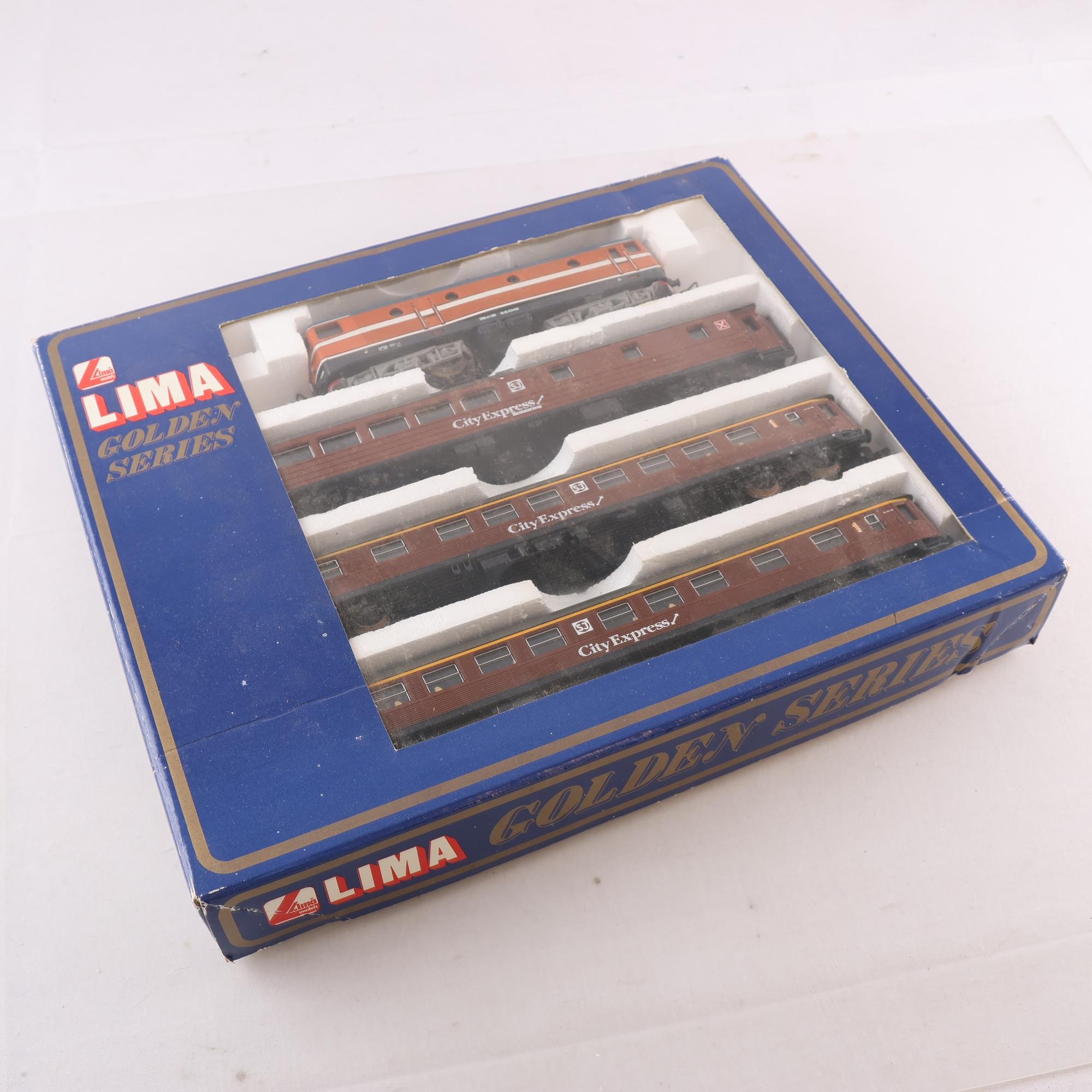 Tågset, modelltåg. Lima, SJ.