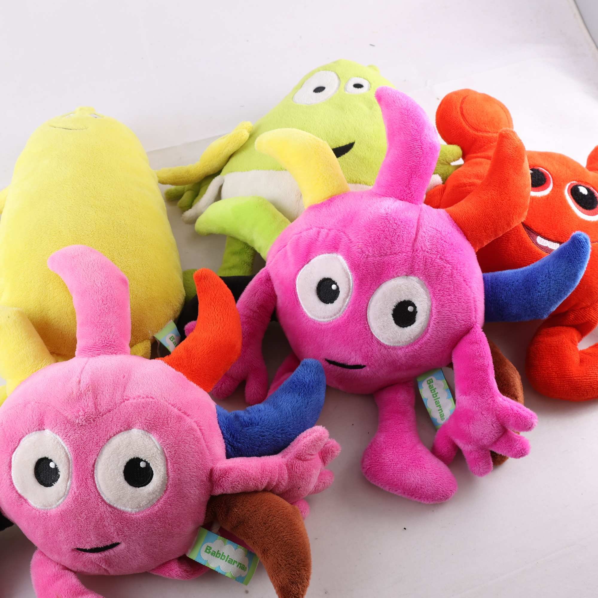 Mjukisdjur, Babblarna, 5st, blandat.