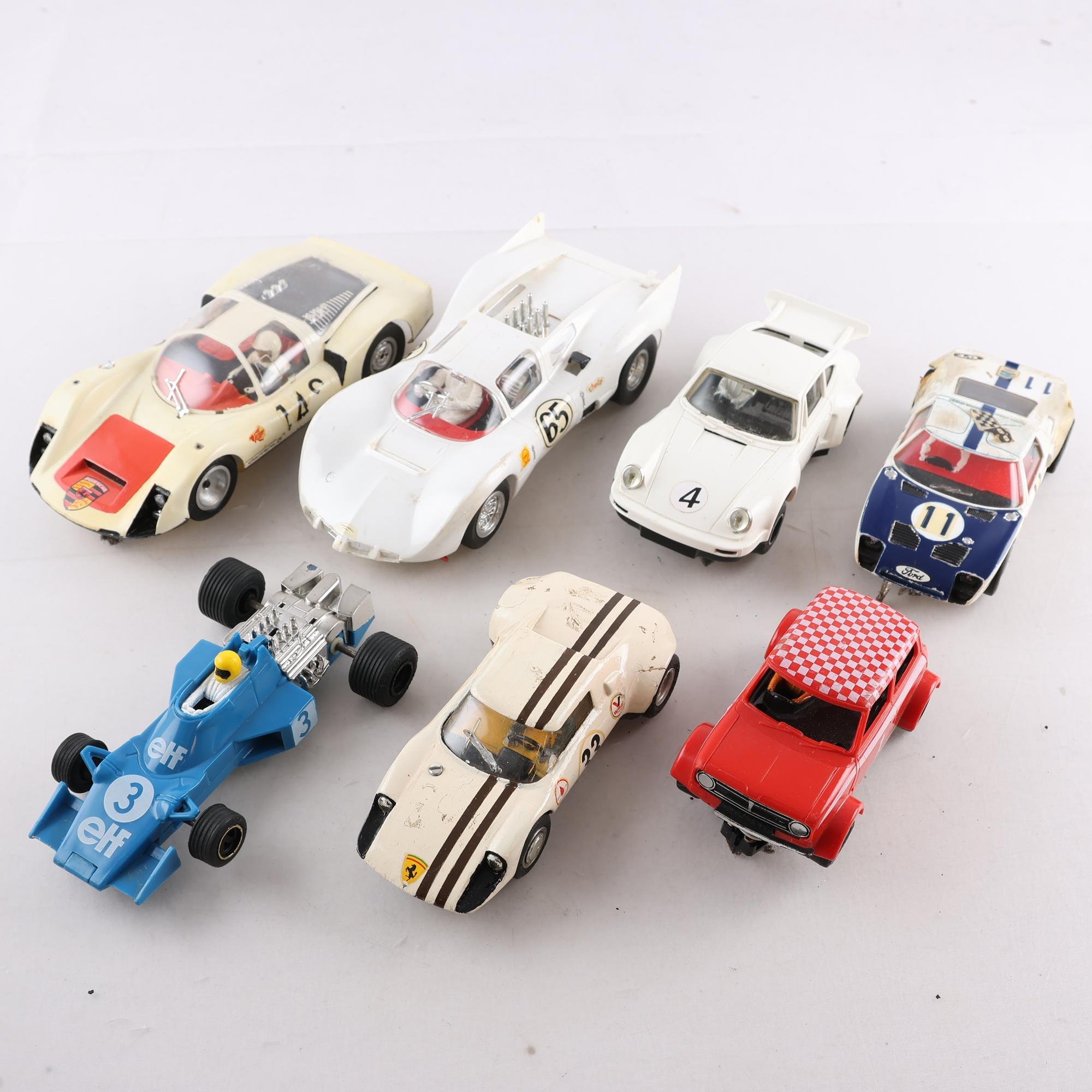 Bilar, Scalextric mfl, blandat, för bilbanor.