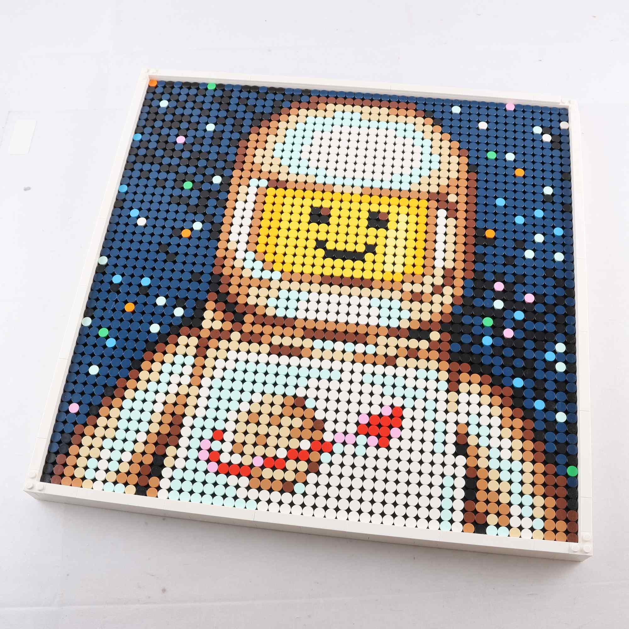 Lego, Lego-art tavla, rymd motiv. Samfraktas ej.