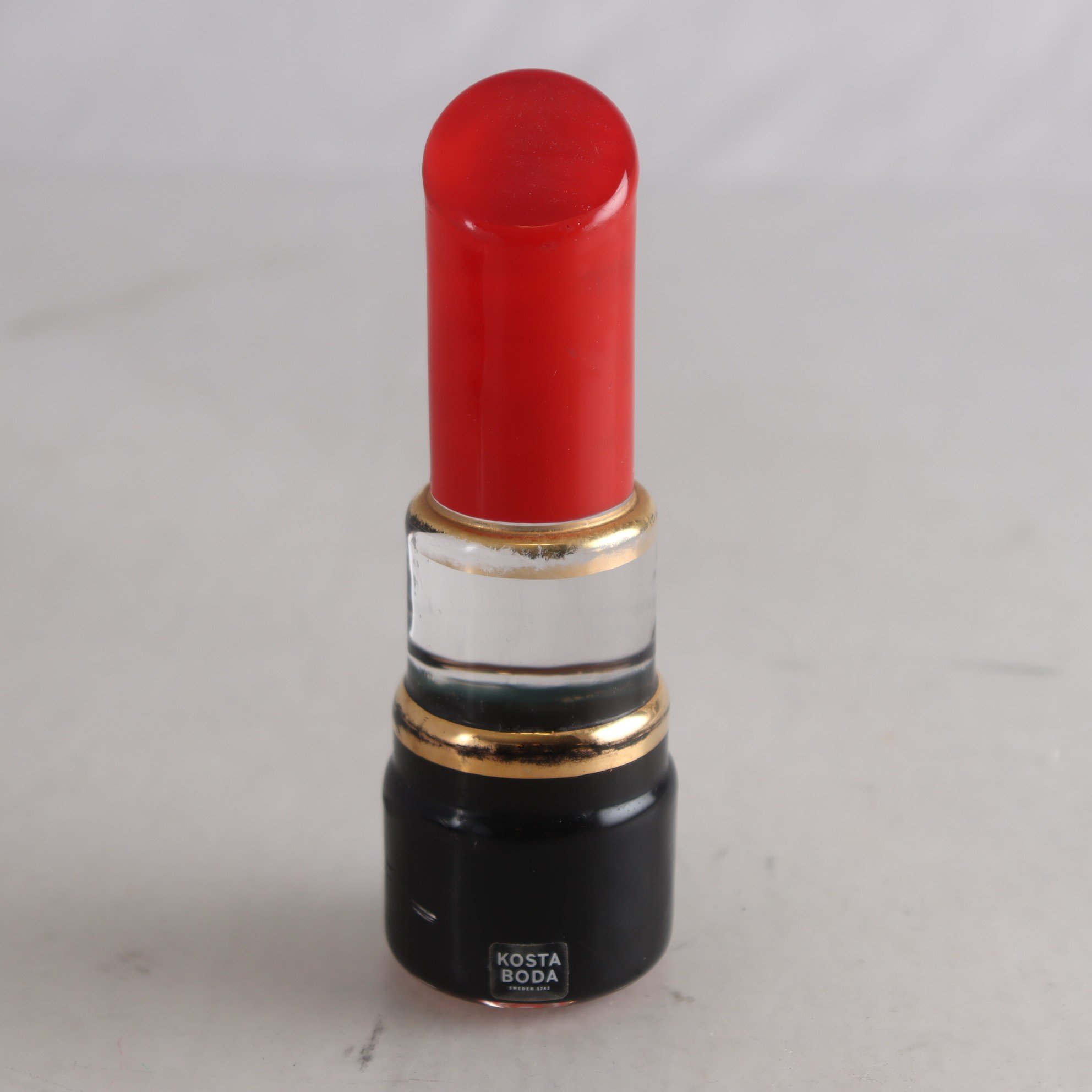 Skulptur, läppstift, Make up, Åsa Jungnelius, Kosta Boda