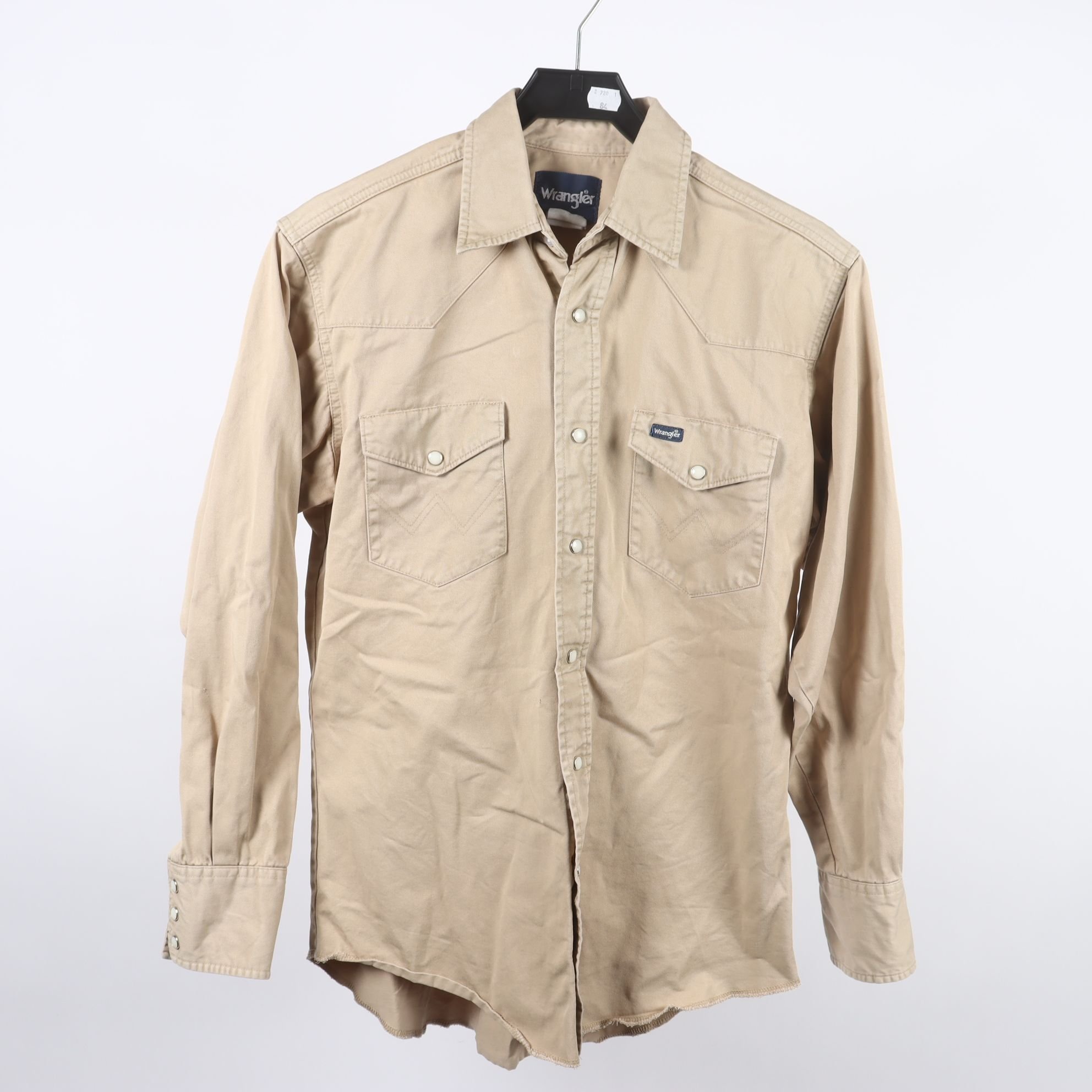 Jeansskjorta, Wrangler, beige, stl ca. S/M