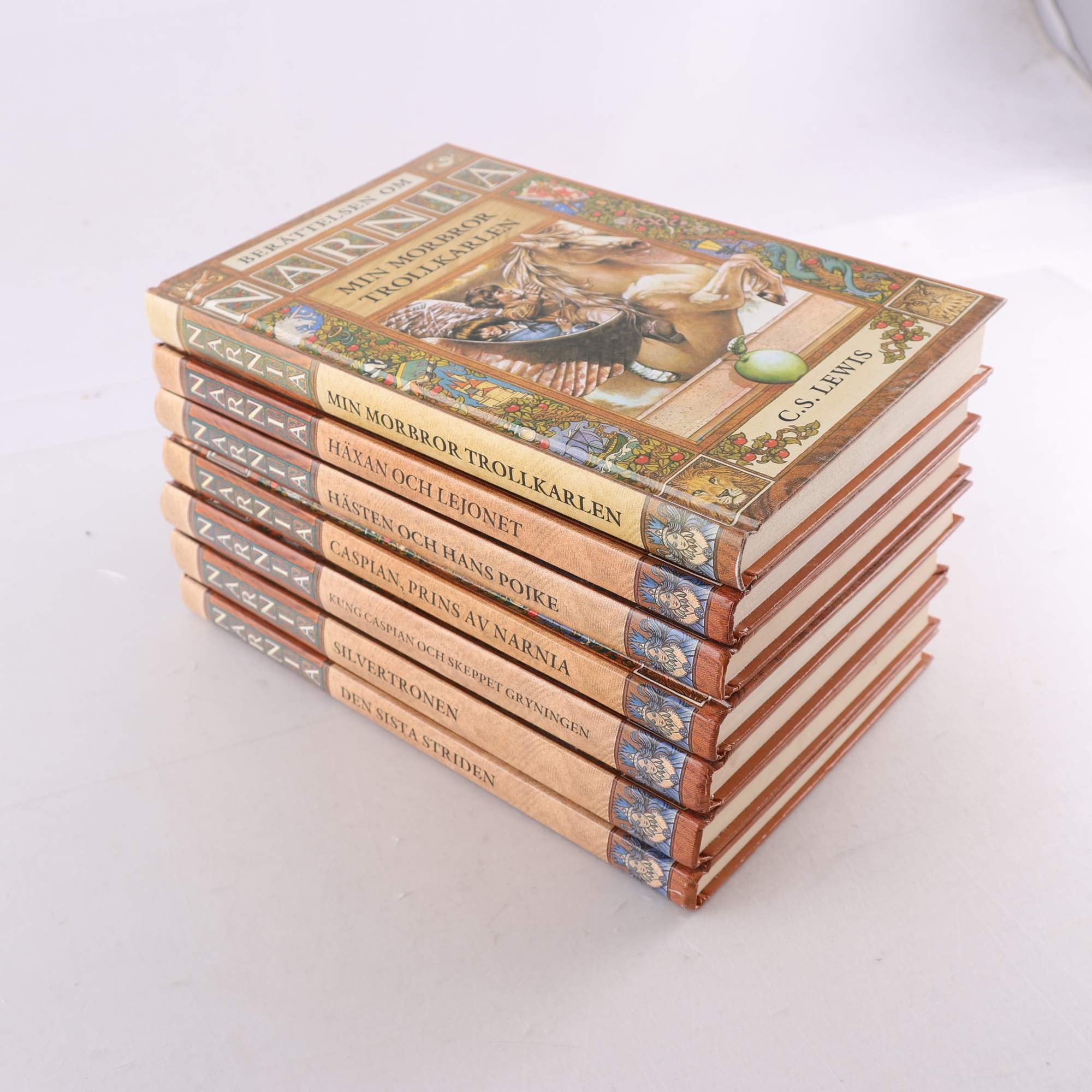 Narnia, C.S. Lewis, bokpaket med samtliga 7 volymer