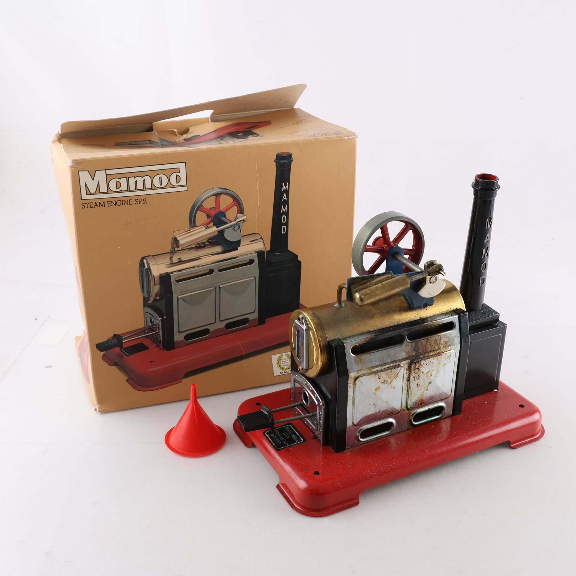 Ångmaskin, Mamod, steam engine SP2, i org ask.