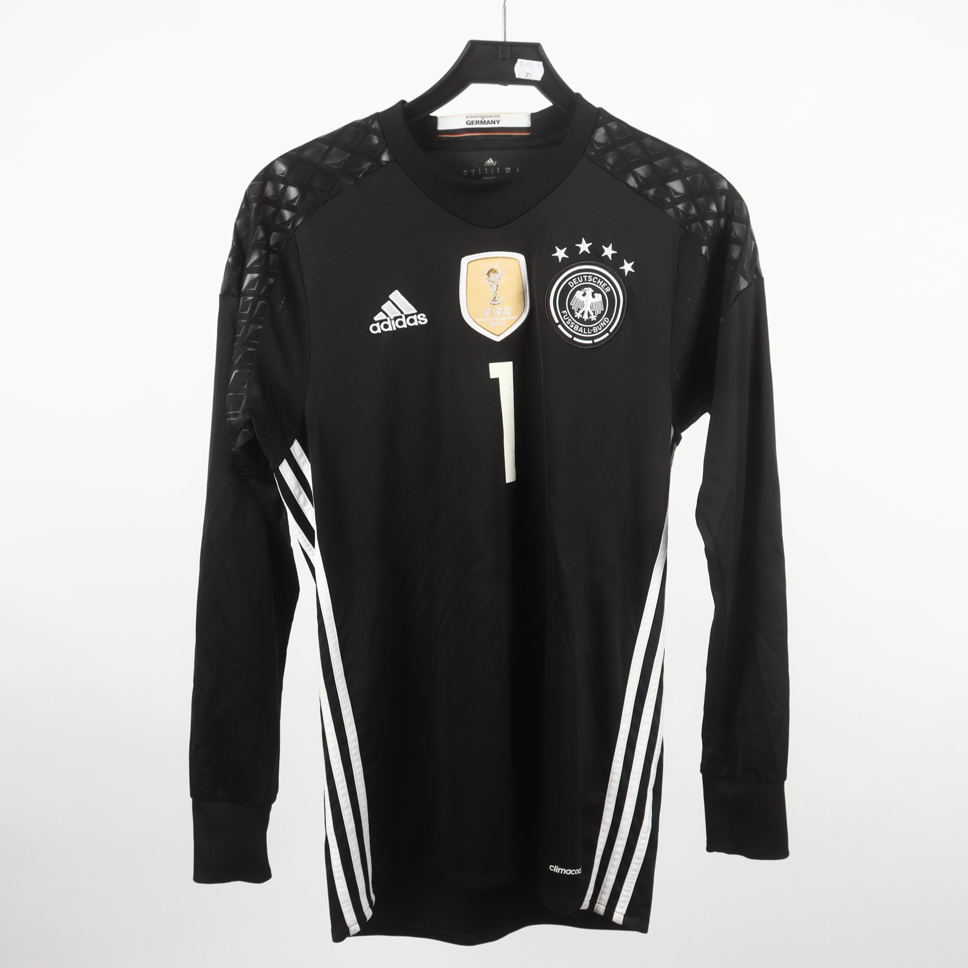 Sporttröja, Adidas, FIFA, Deutscher Fussball-Bund, Neuer 1, svart, stl, S