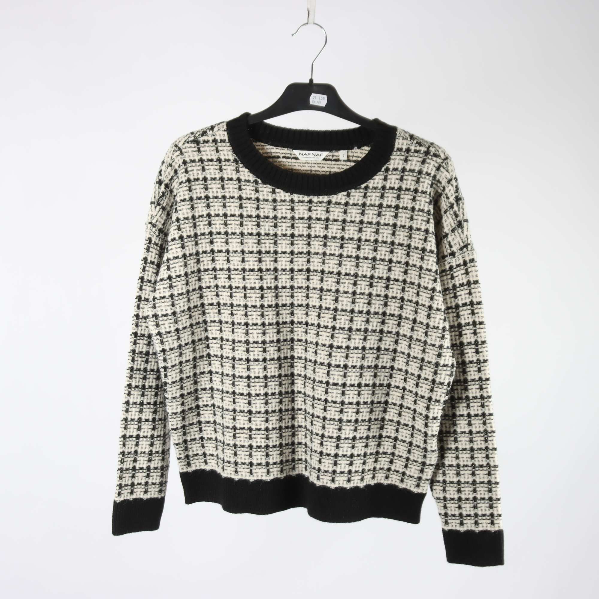 Stickad tröja, Naf Naf, stl. L