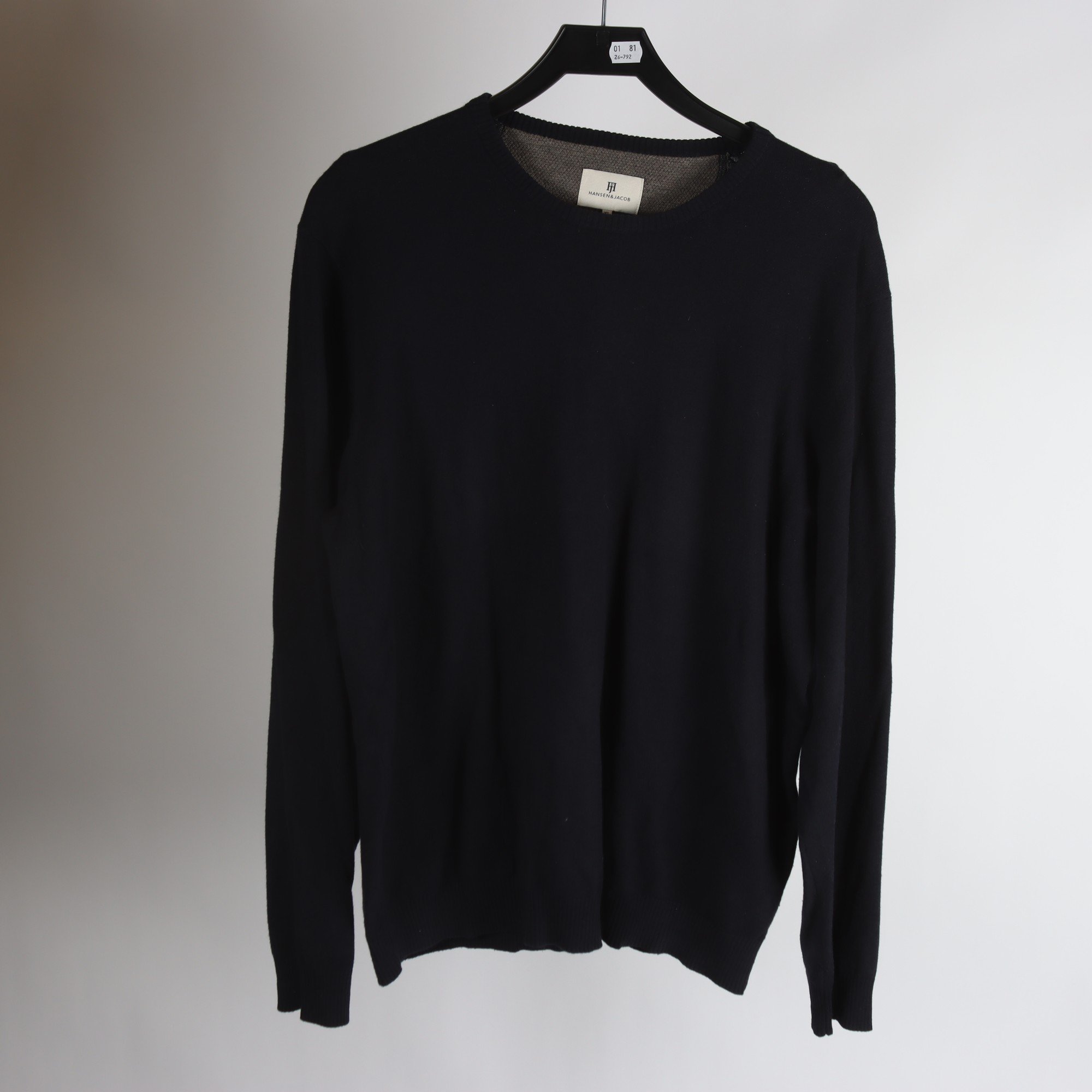 Stickad tröja, Hansen & Jacob, stl. XL