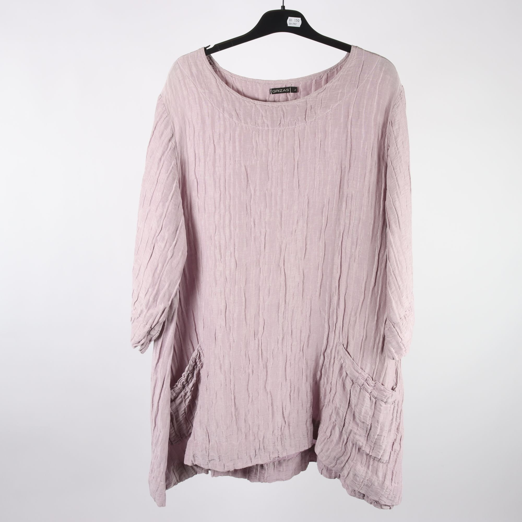 Tunika, Grizas, lin & siden, stl. L