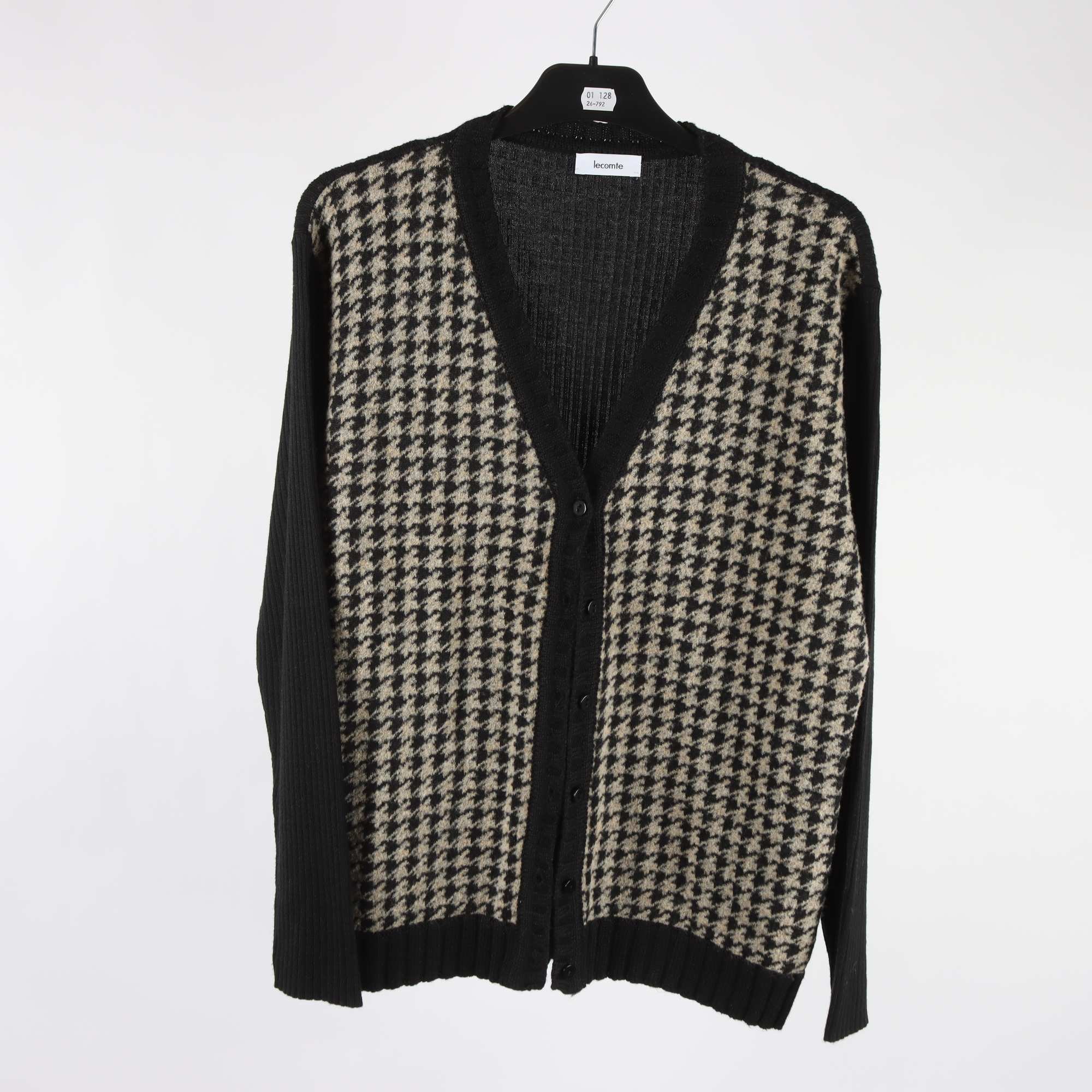 Stickad kofta, Lecomte, stl. 44