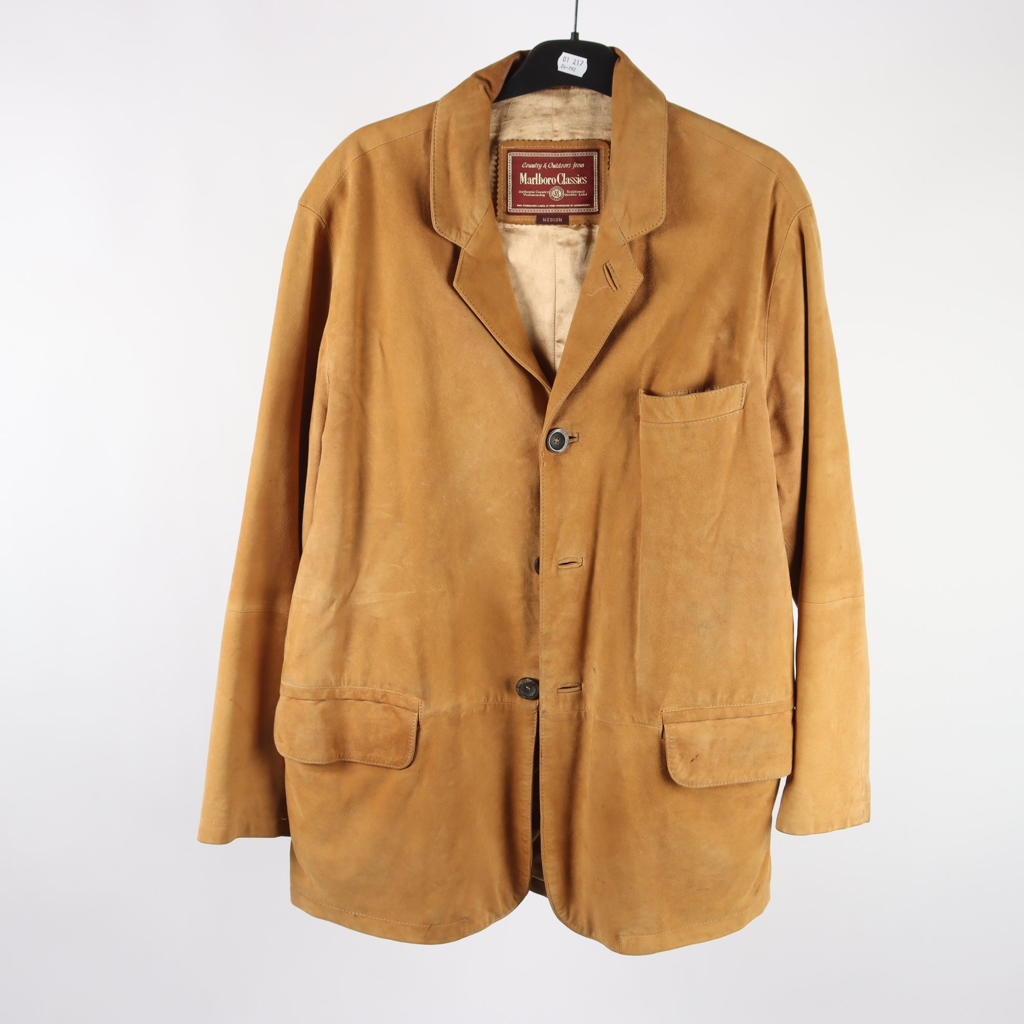 Skinnkavaj, Marlboro Classics, 100% läder, stl. M