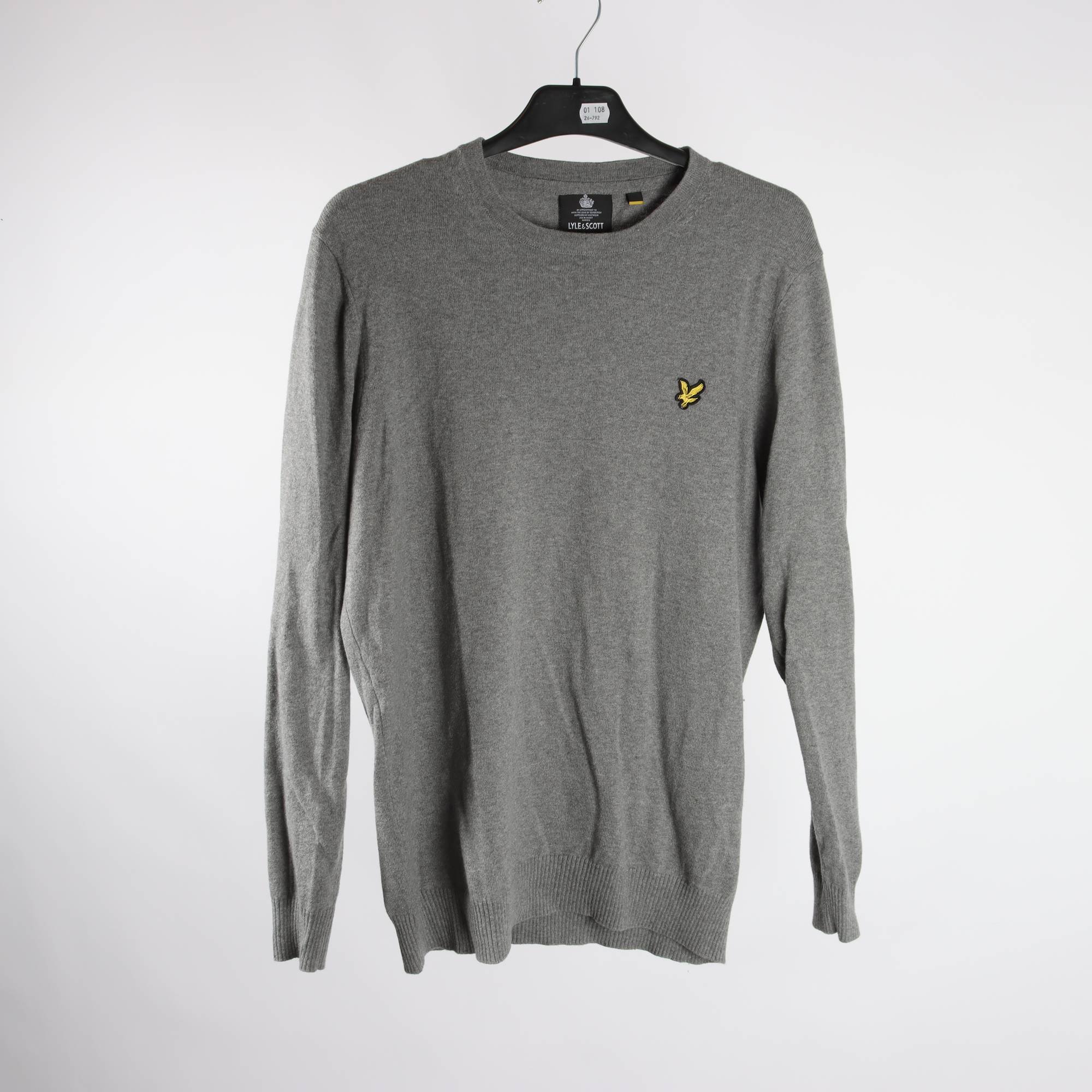 Stickad tröja, Lyle & Scott, stl. L